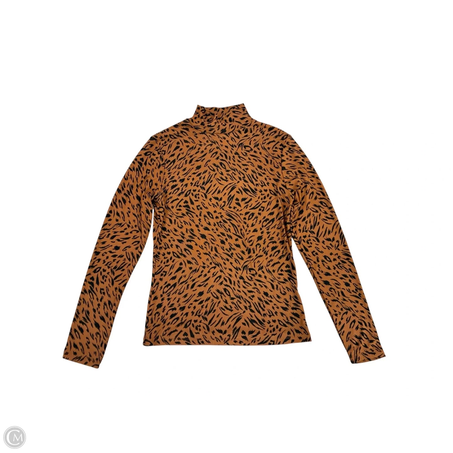 Blouse Long Sleeve By A New Day In Animal Print, Size: Xs