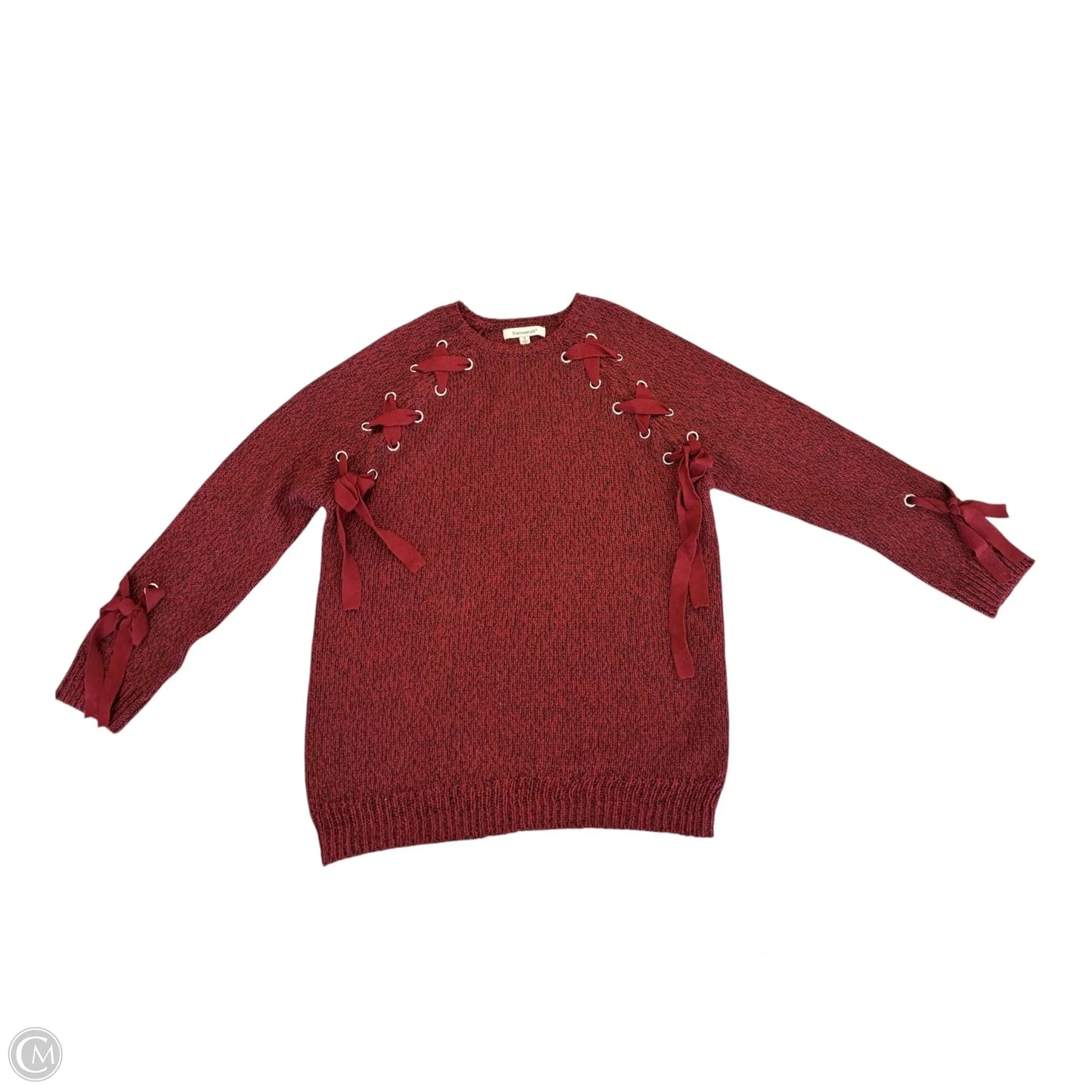 Sweater By Francesca’s In Red, Size: S