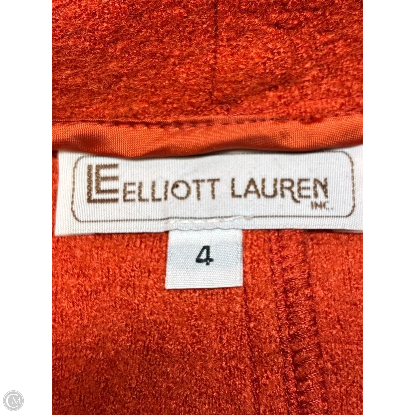 Jacket Other By Elliott Lauren In Orange, Size: S