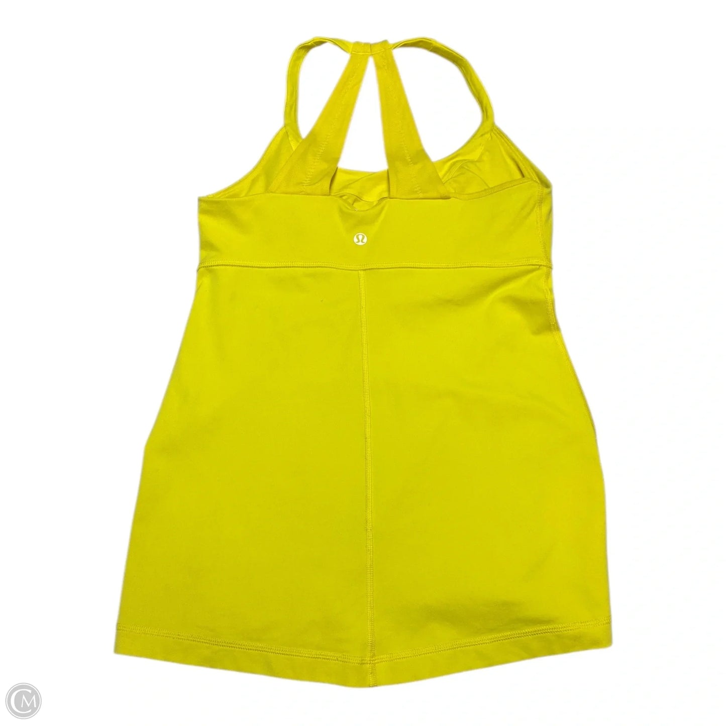 Athletic Tank Top By Lululemon In Yellow, Size: S