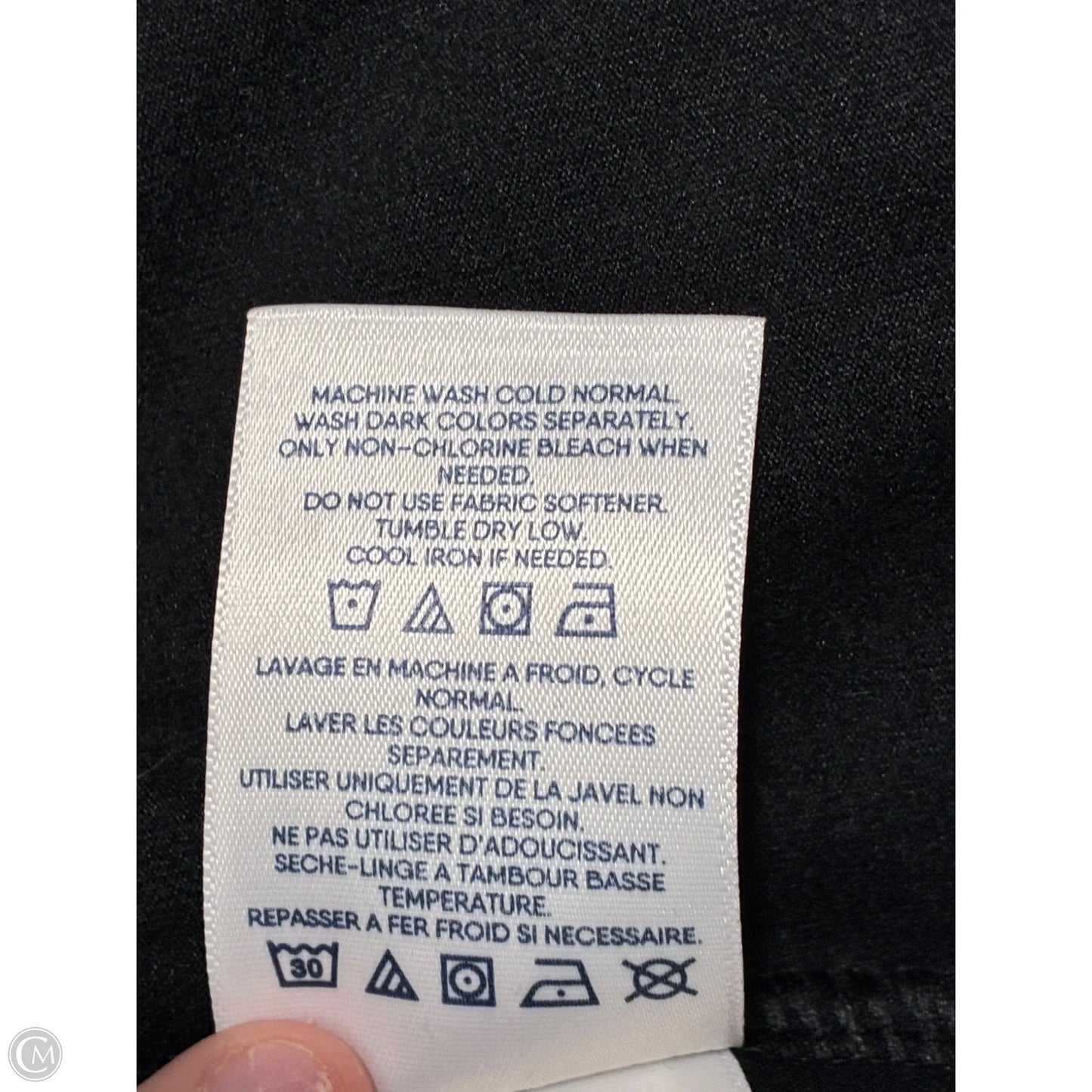 Dress Casual Midi By Lands End In Black, Size: 1x