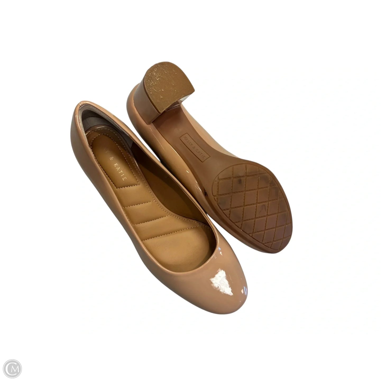 Shoes Heels Block By Kelly And Katie In Tan, Size: 6