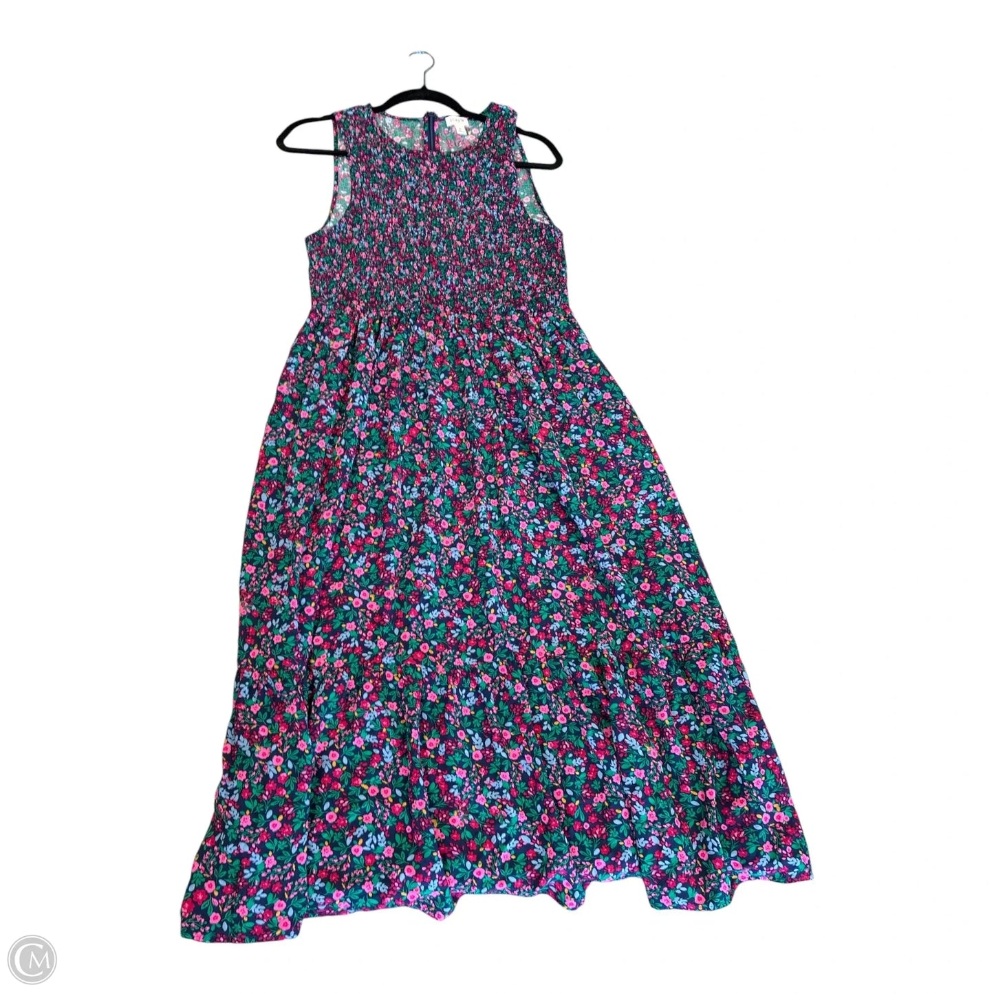 Dress Casual Maxi By J. Crew In Floral Print, Size: M