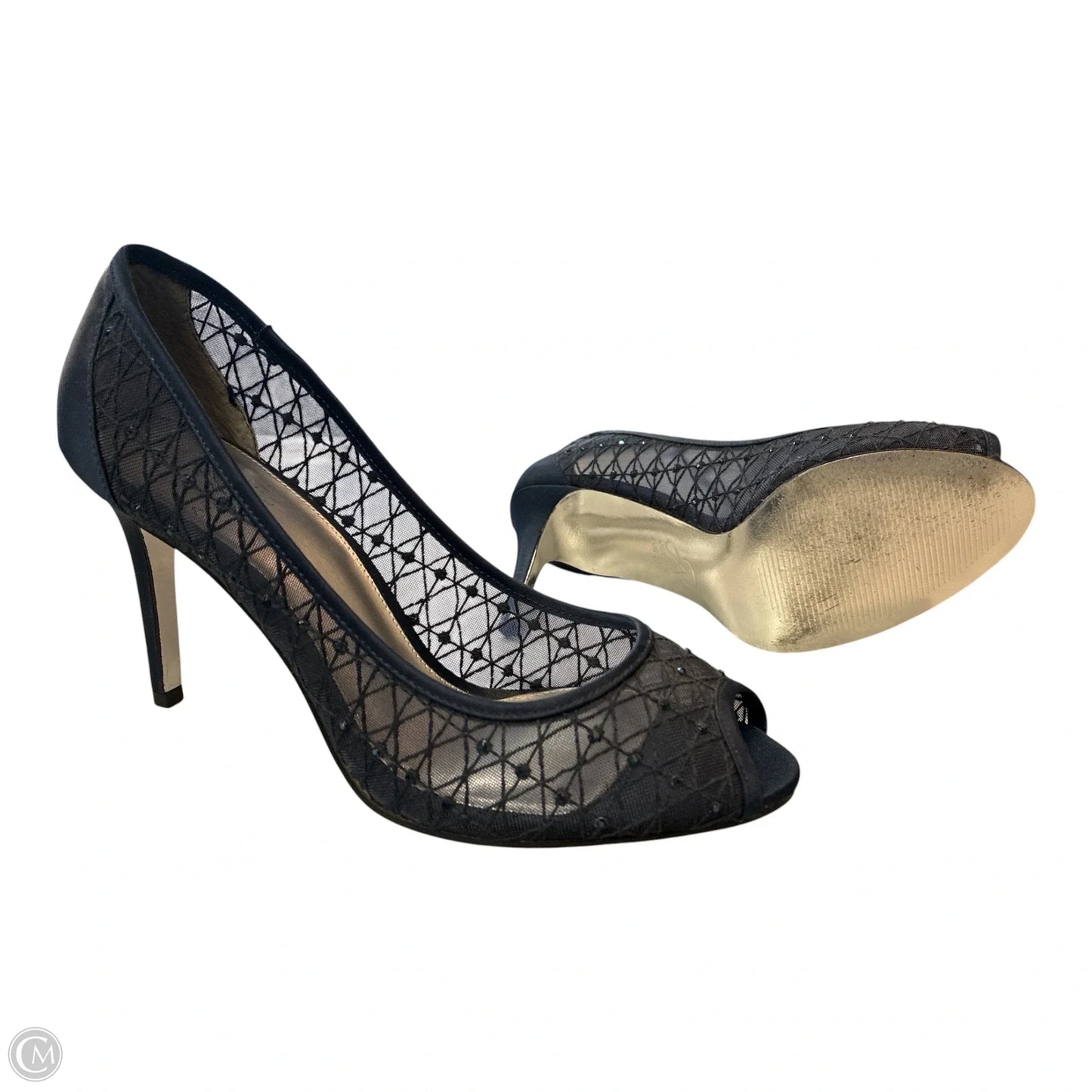 Shoes Heels Stiletto By Adrianna Papell In Blue, Size: 8.5