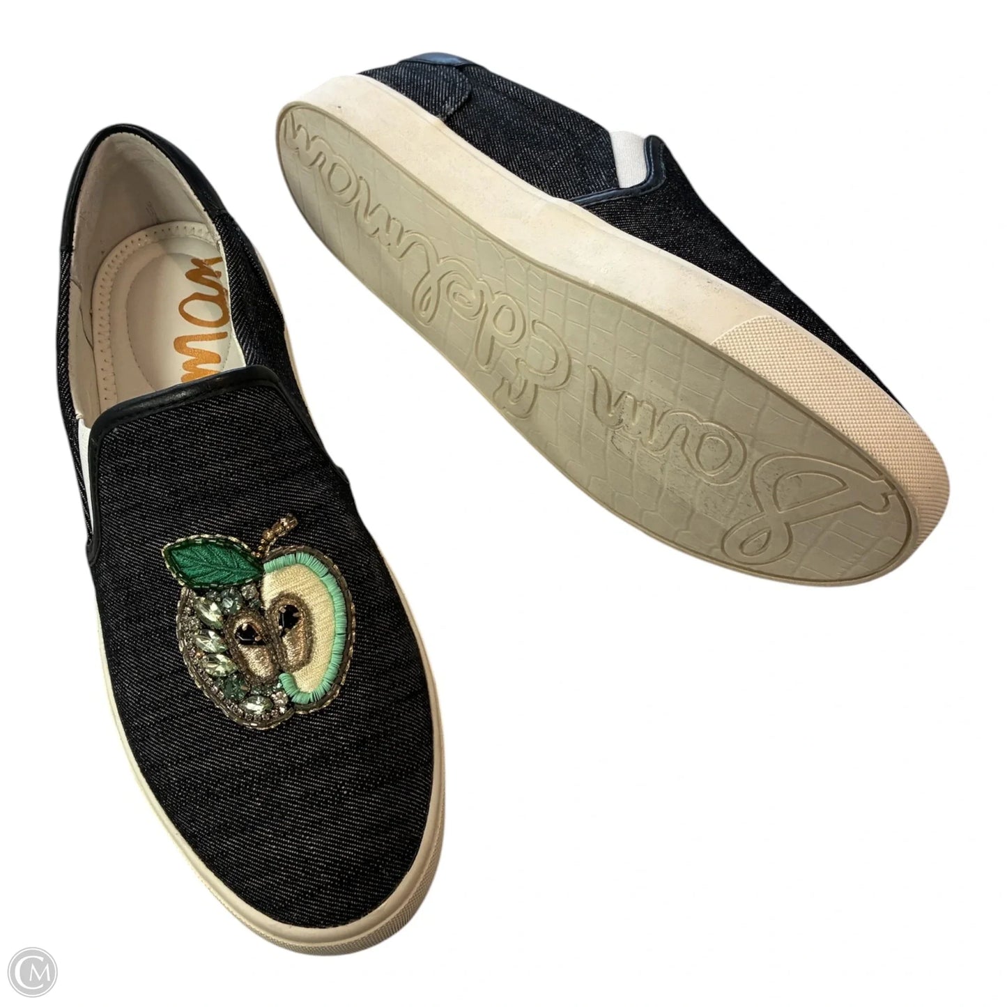 Shoes Sneakers By Sam Edelman In Black Denim, Size: 8.5