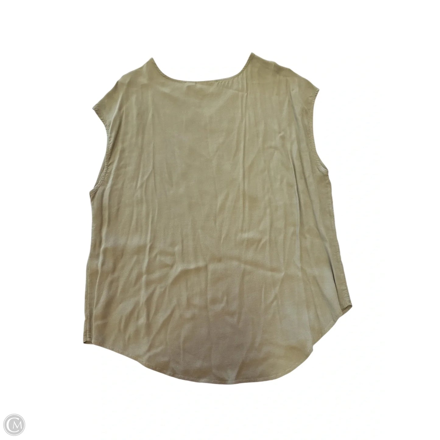 Blouse Sleeveless By Chicos In Green, Size: L