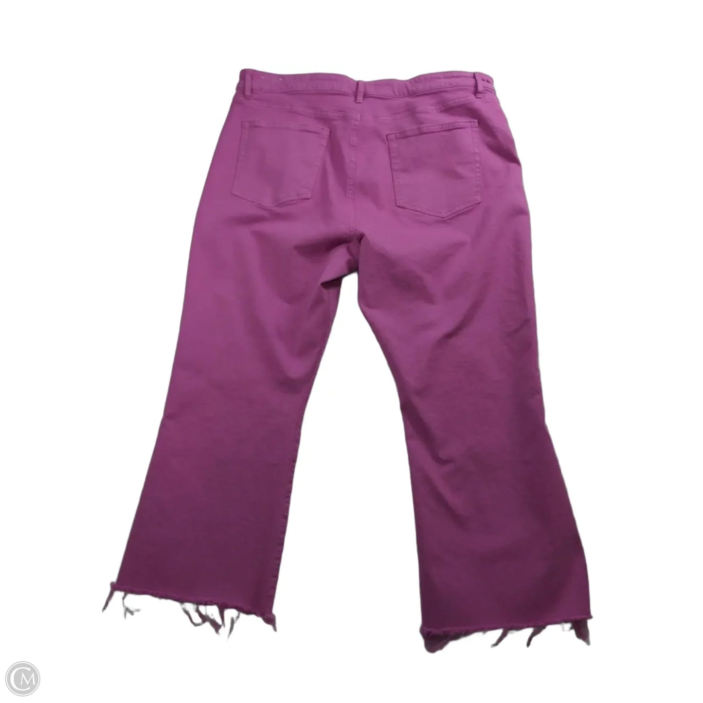 Jeans Boot Cut By Loft In Purple, Size: 18