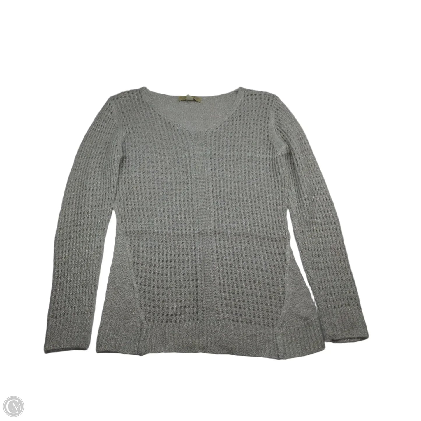 Sweater By Nine West In Silver, Size: S