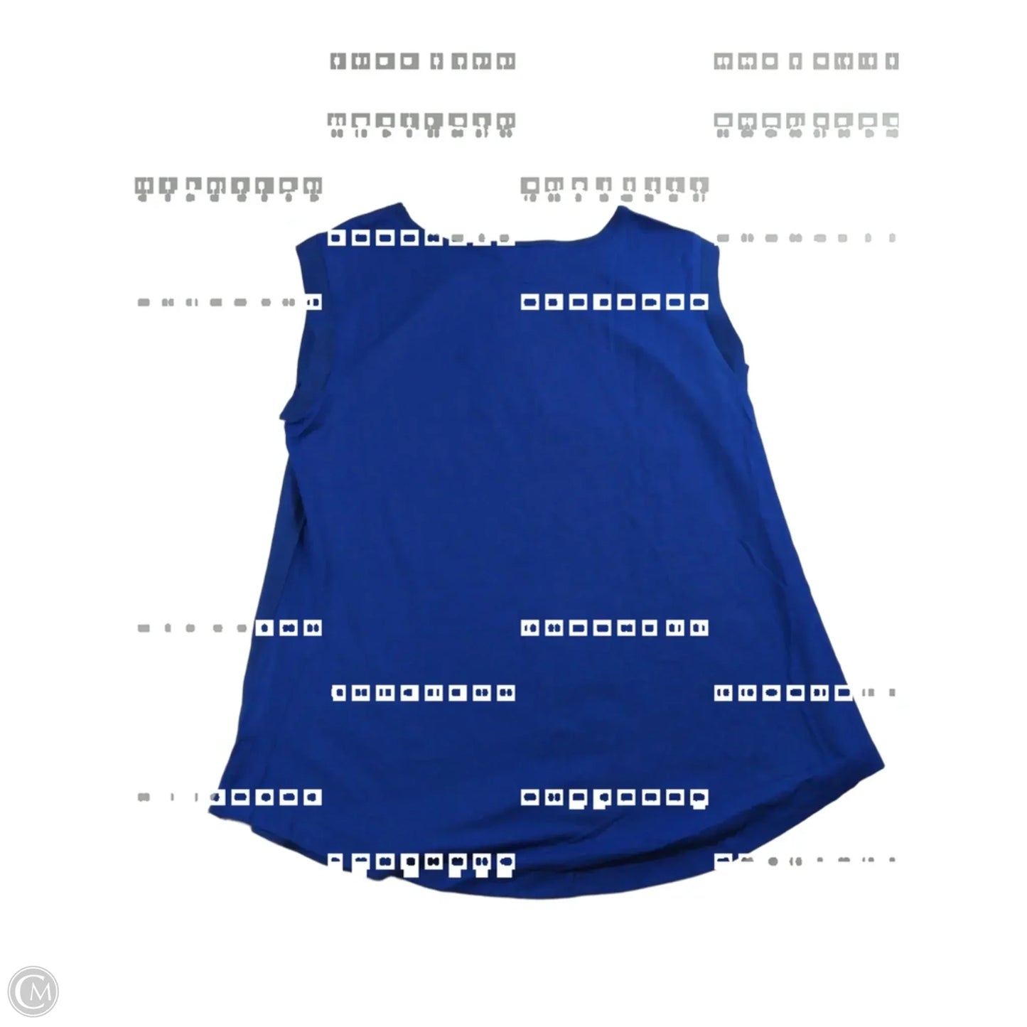 Top Sleeveless By Clothes Mentor In Blue, Size: M