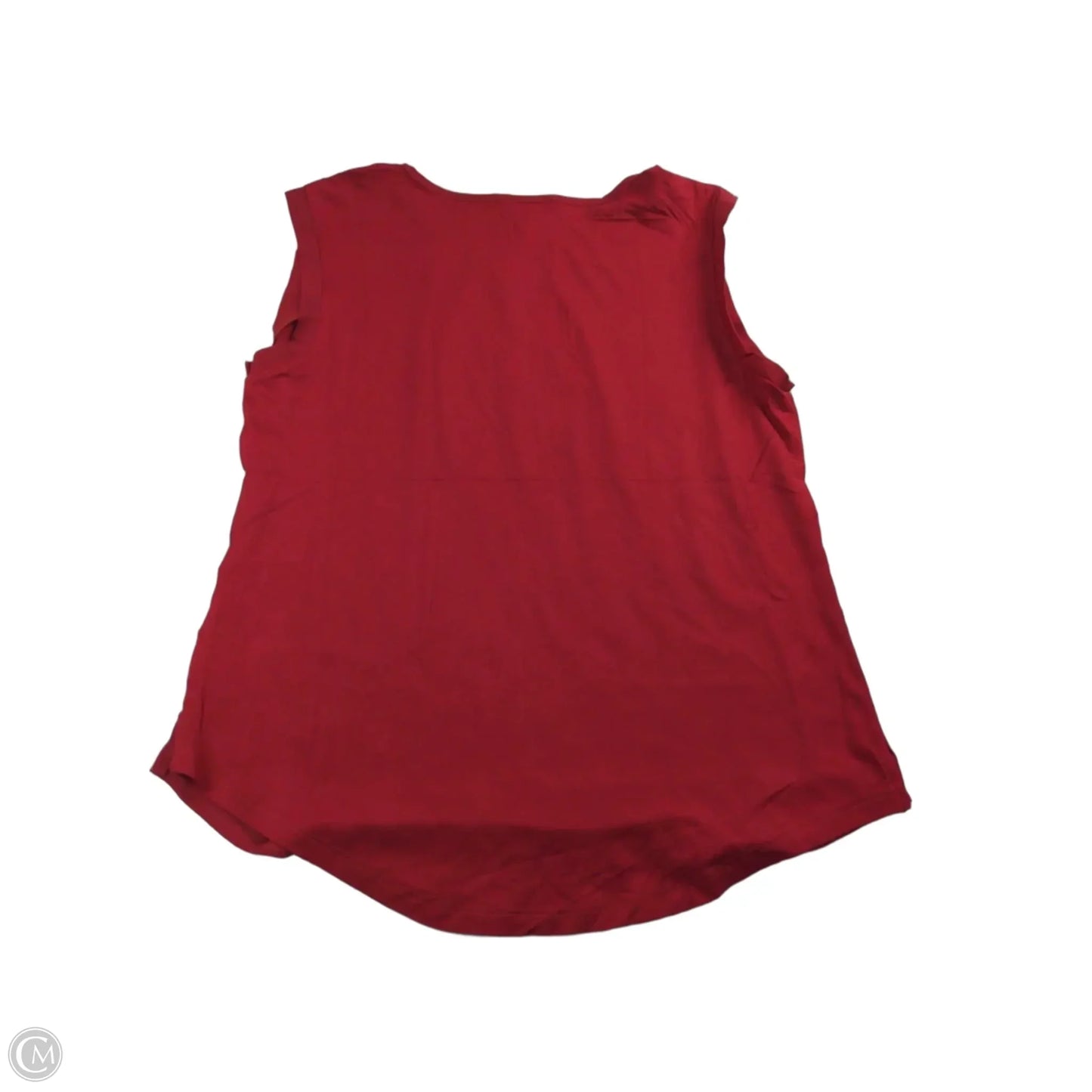 Top Sleeveless By Clothes Mentor In Red, Size: M