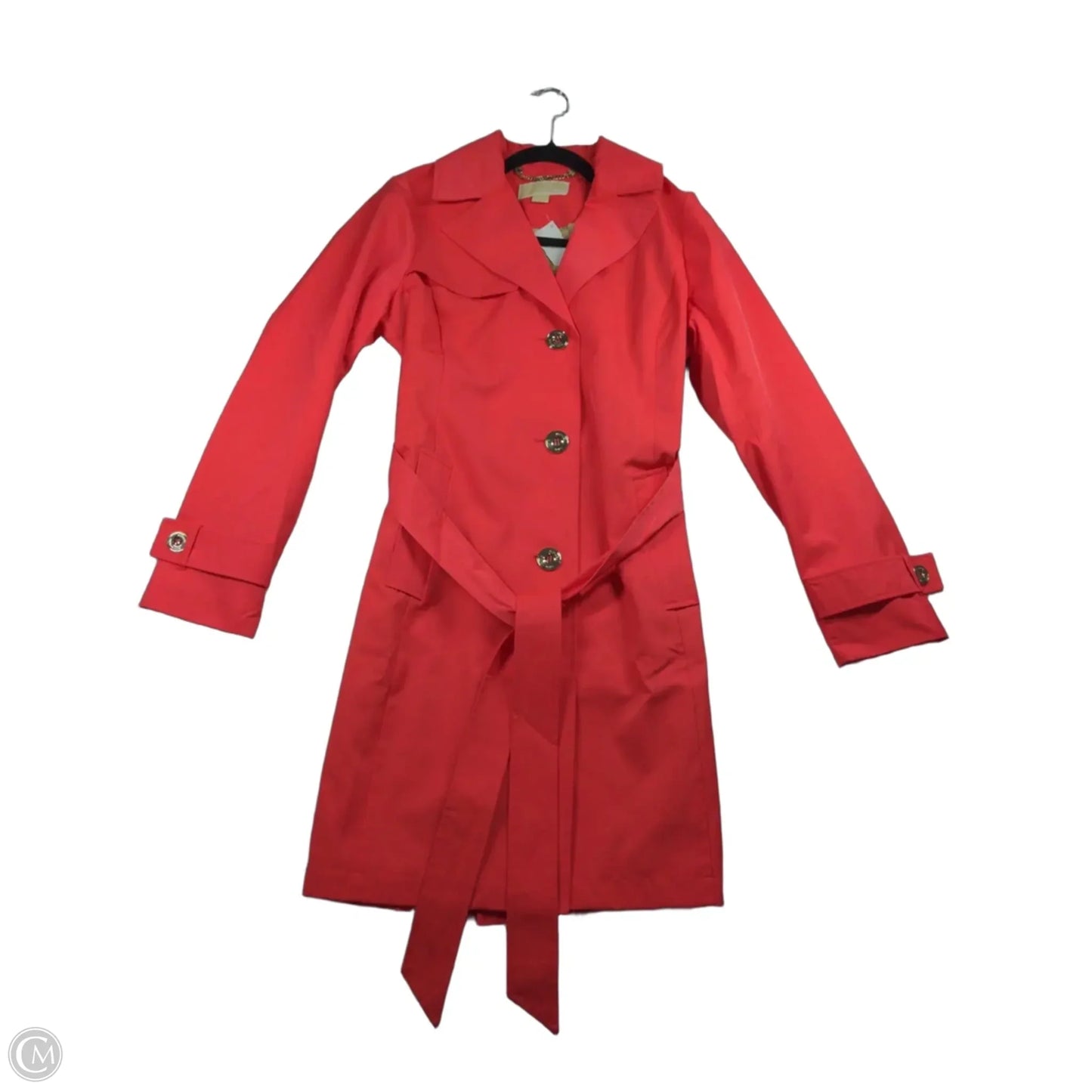 Jacket Designer By Michael Kors In Red, Size: M