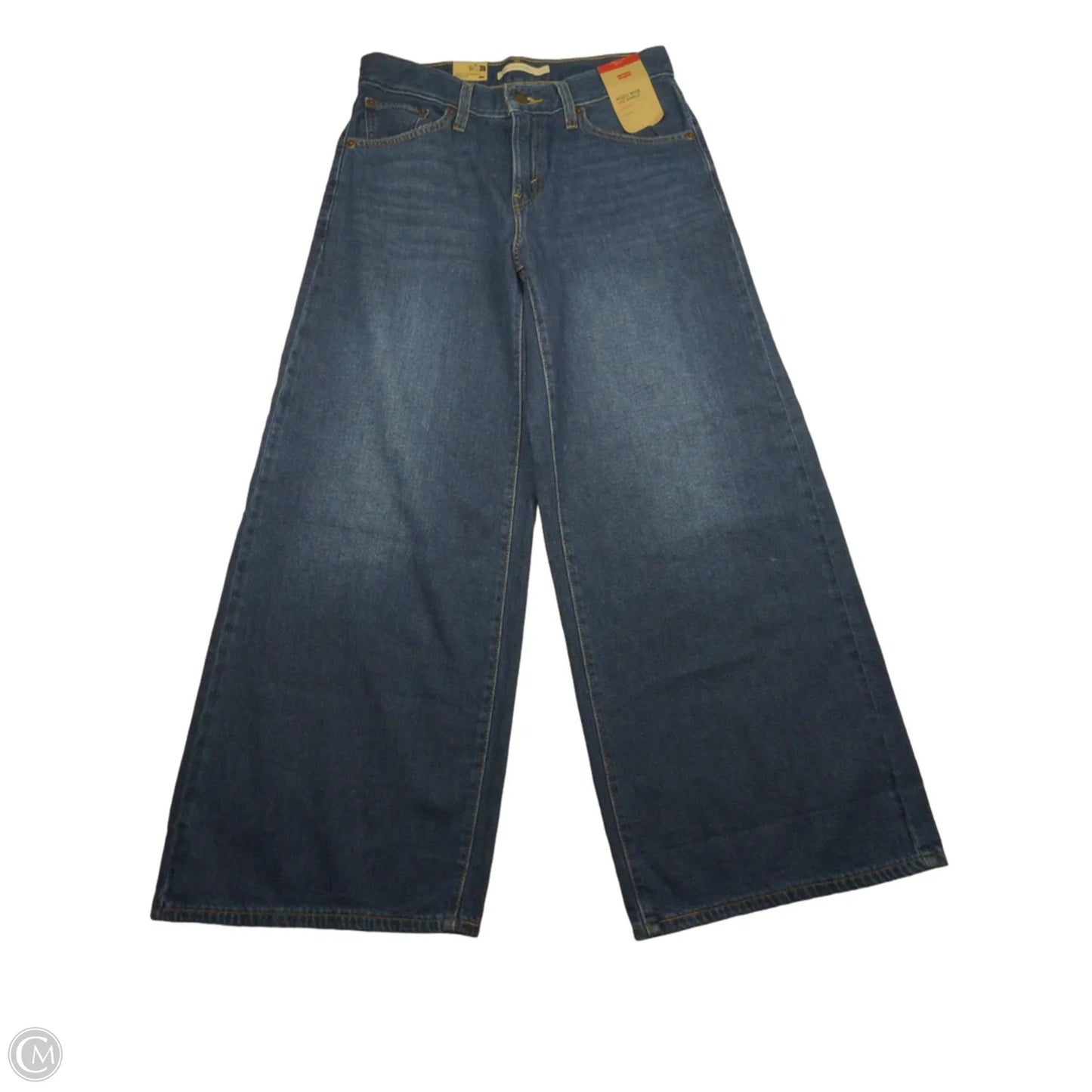 Jeans Wide Leg By Levis In Blue, Size: 26