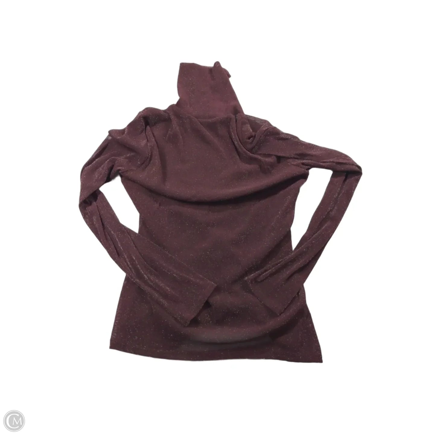 Top 3/4 Sleeve By Inc In Maroon, Size: M