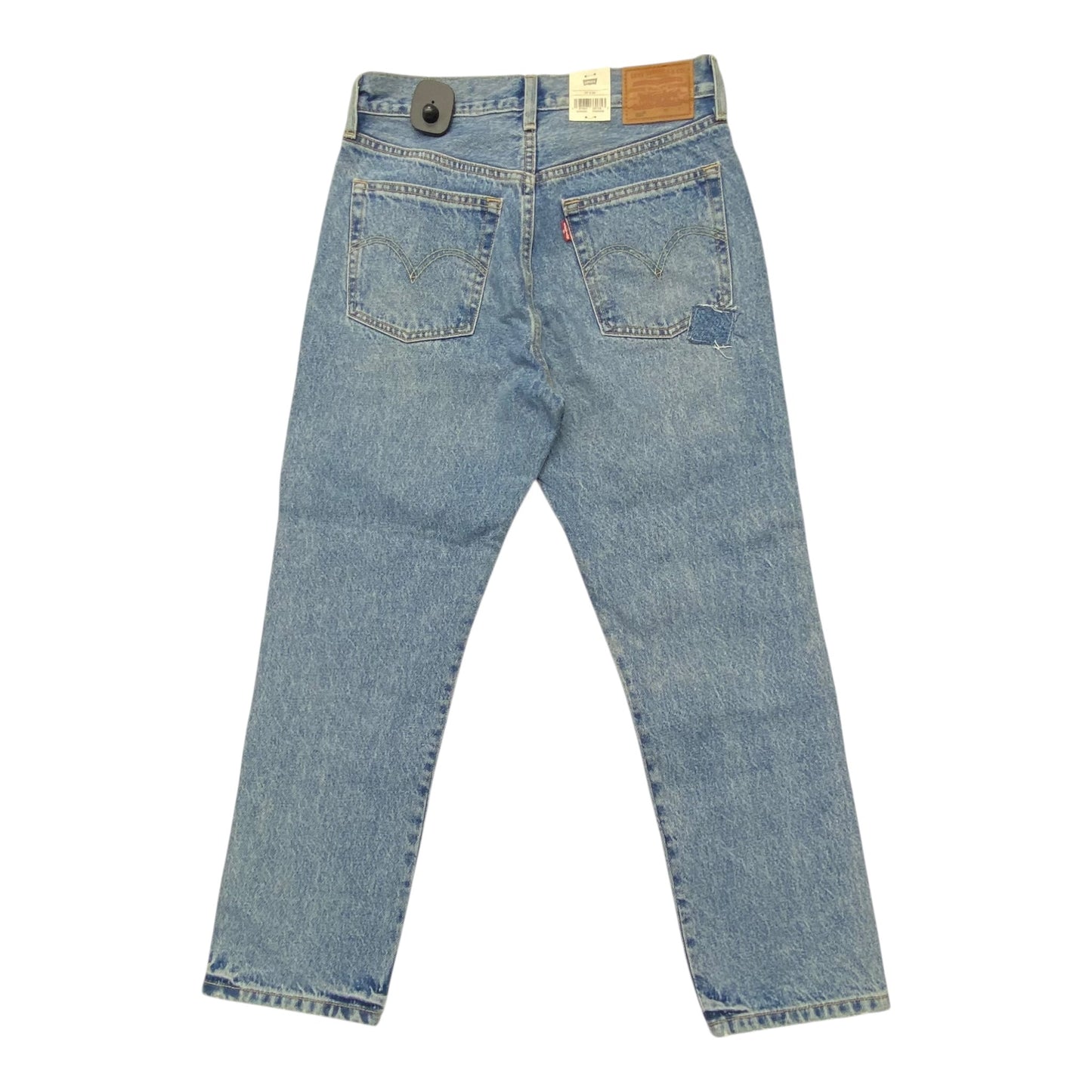 Jeans Cropped By Levis In Blue Denim, Size:4