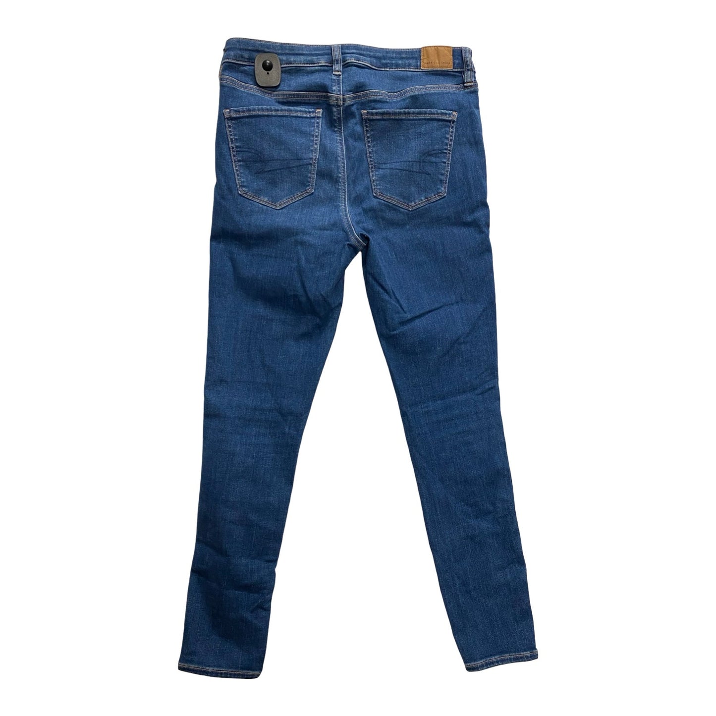 Jeans Jeggings By American Eagle In Blue Denim, Size:10