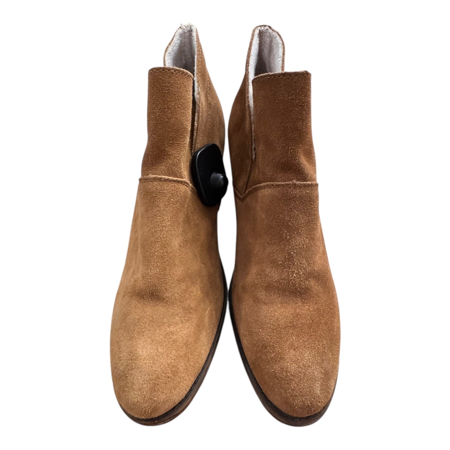 Boots Ankle Heels By Bearpaw In Brown, Size:8.5