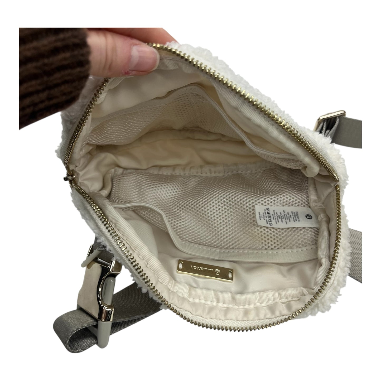 Belt Bag By Lululemon In Cream, Size:Medium