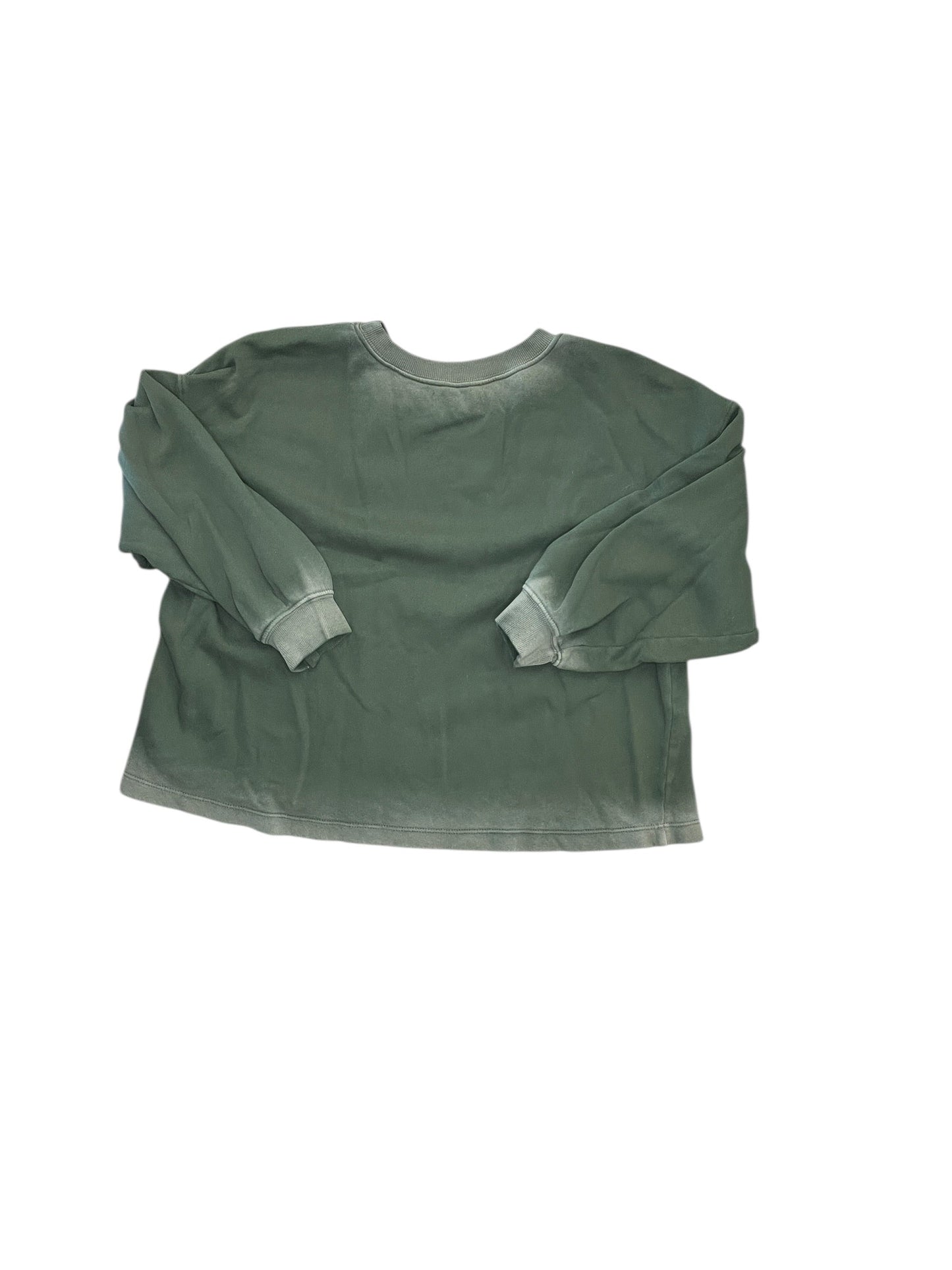 Sweatshirt Crewneck By Velvet By Graham & Spencer In Green, Size:Xs