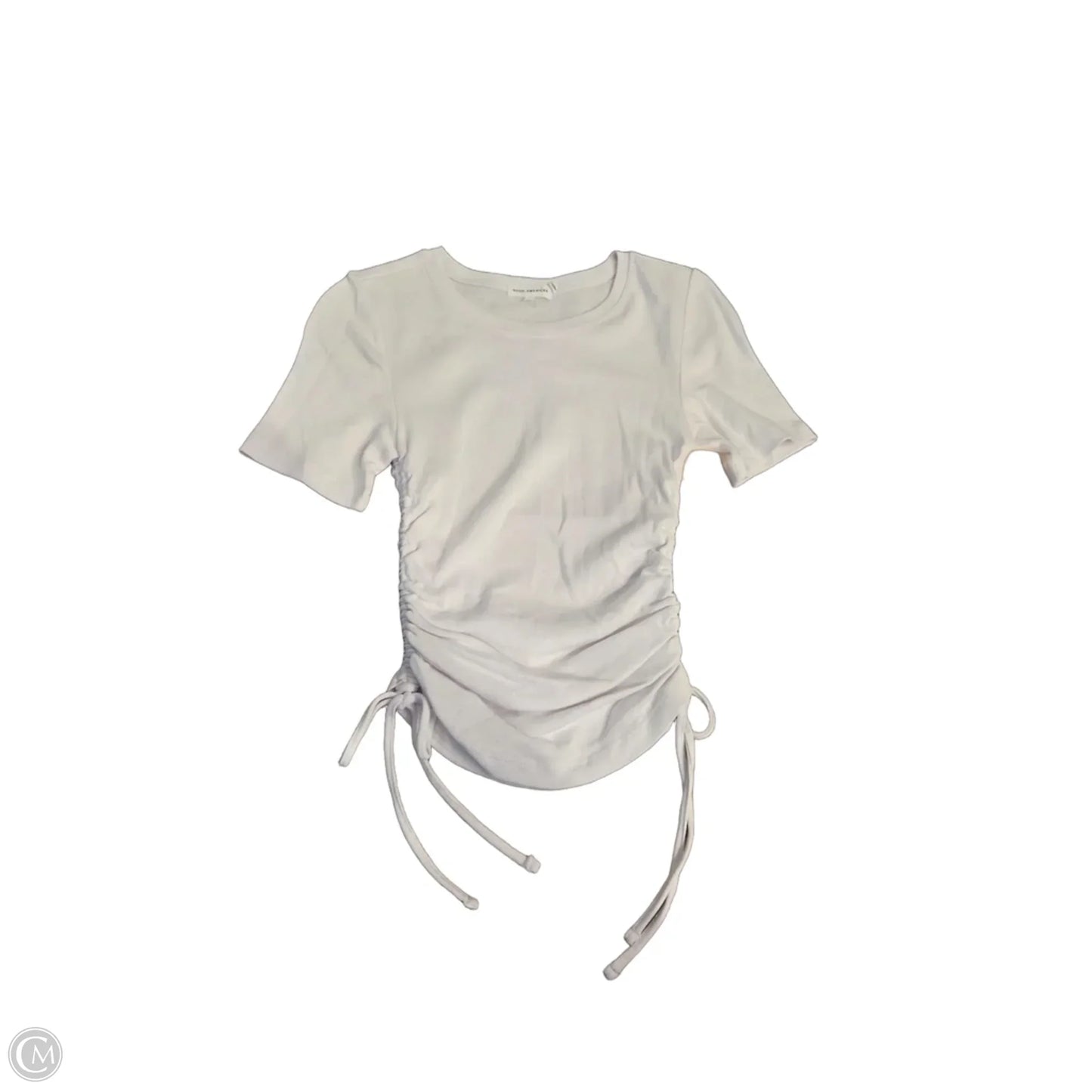Top Short Sleeve By Good American In White, Size: Xs