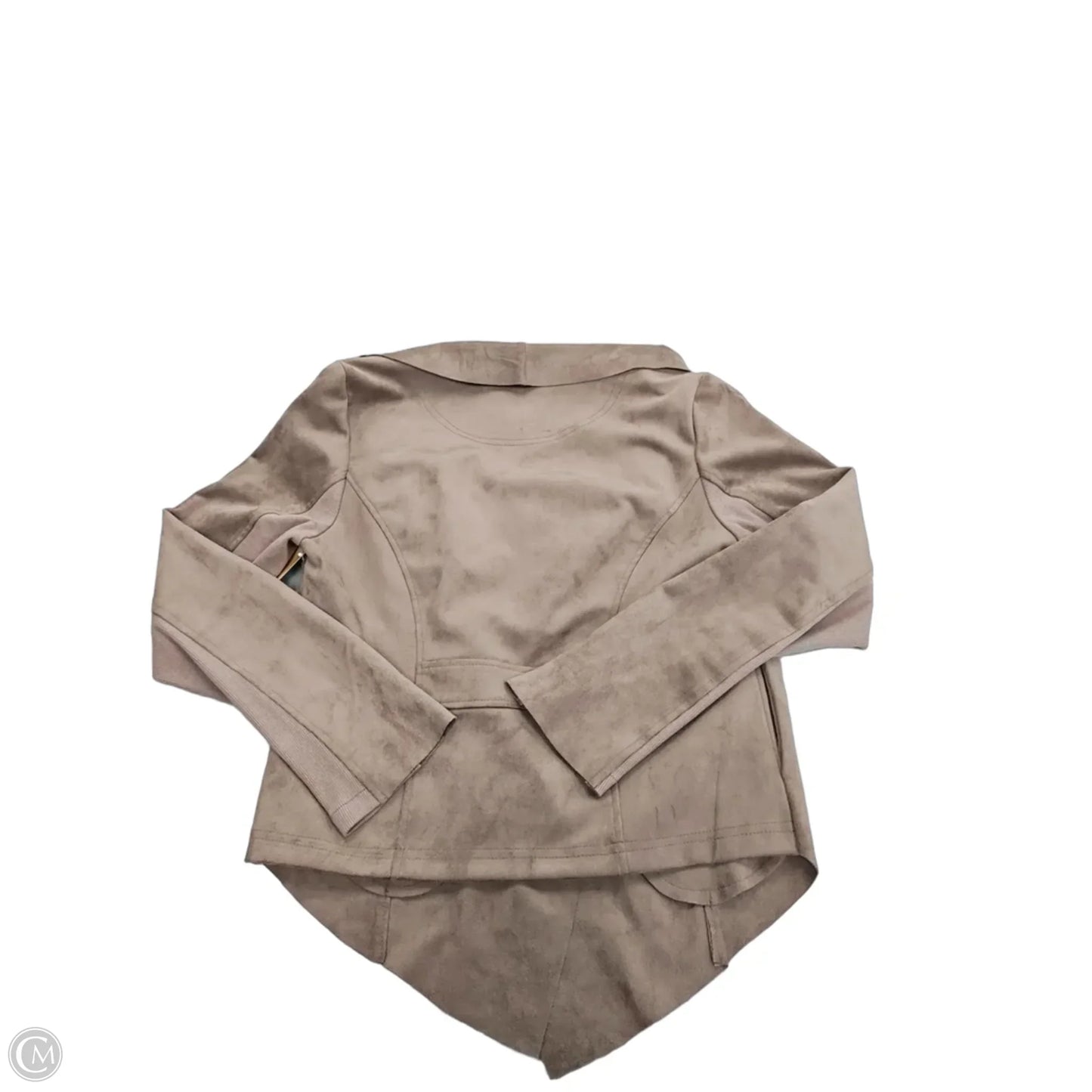 Jacket Leather By Vigoss In Brown, Size: M