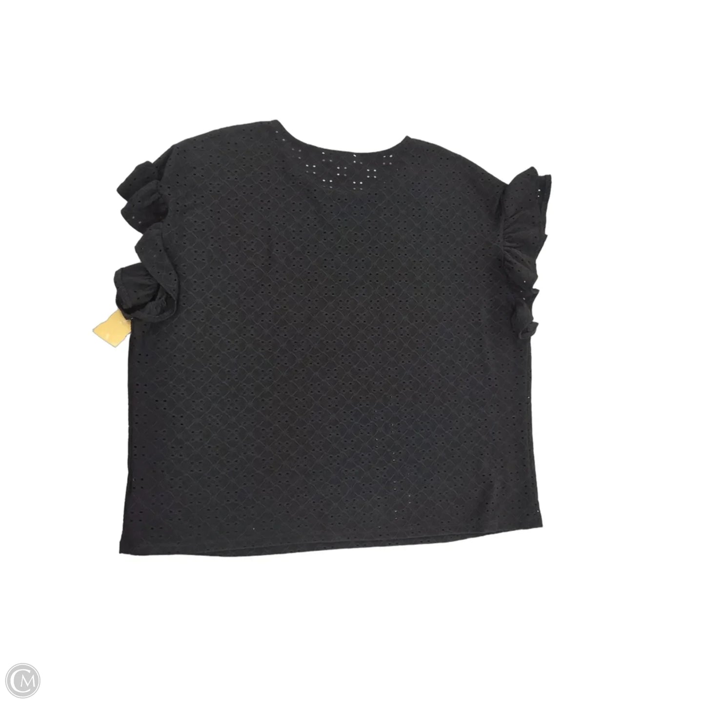 Top Short Sleeve By Lc Lauren Conrad In Black, Size: Xl