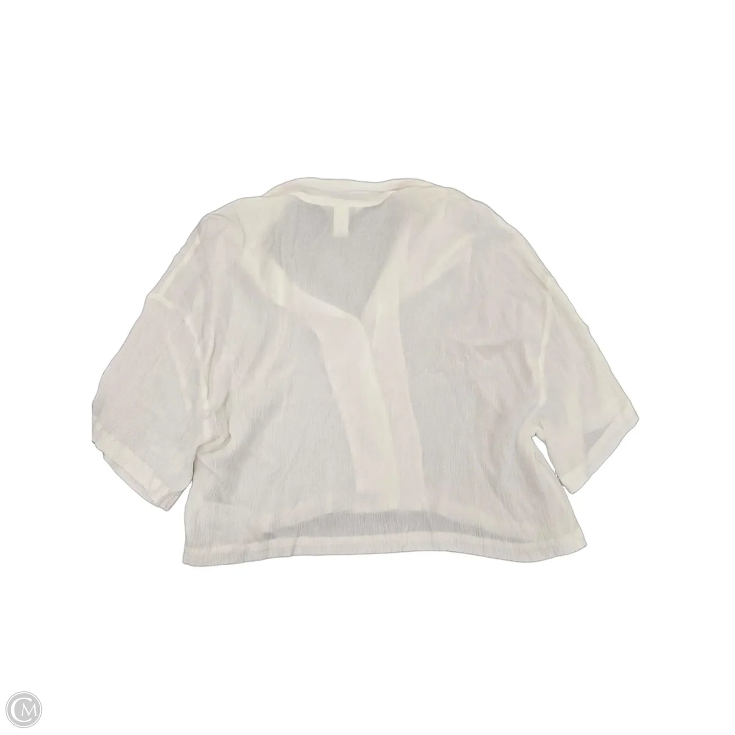 Top Short Sleeve Basic By H&m In White, Size: M