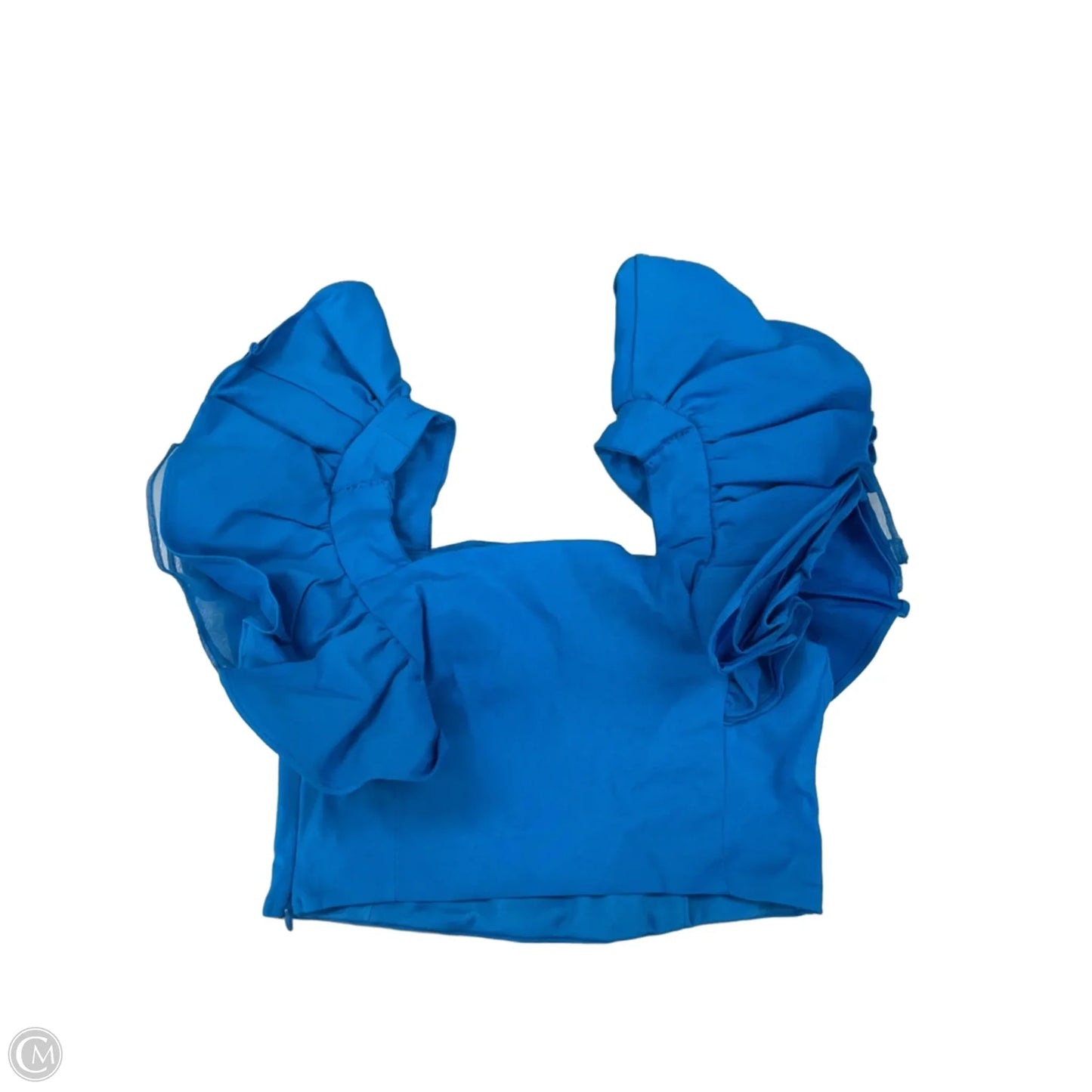 Top Short Sleeve By Do + Be In Blue, Size: S