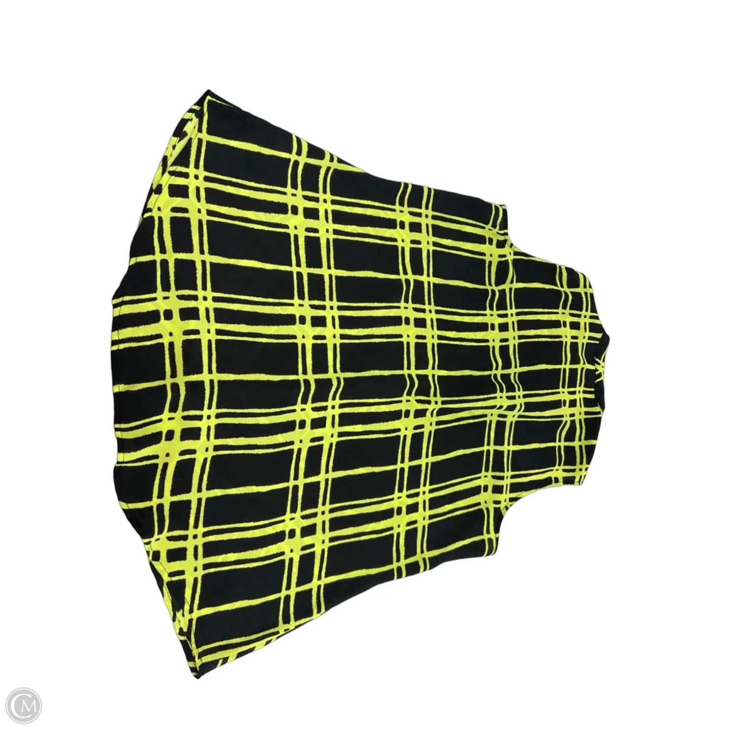 Tank Top By Cmf In Black & Yellow, Size: L