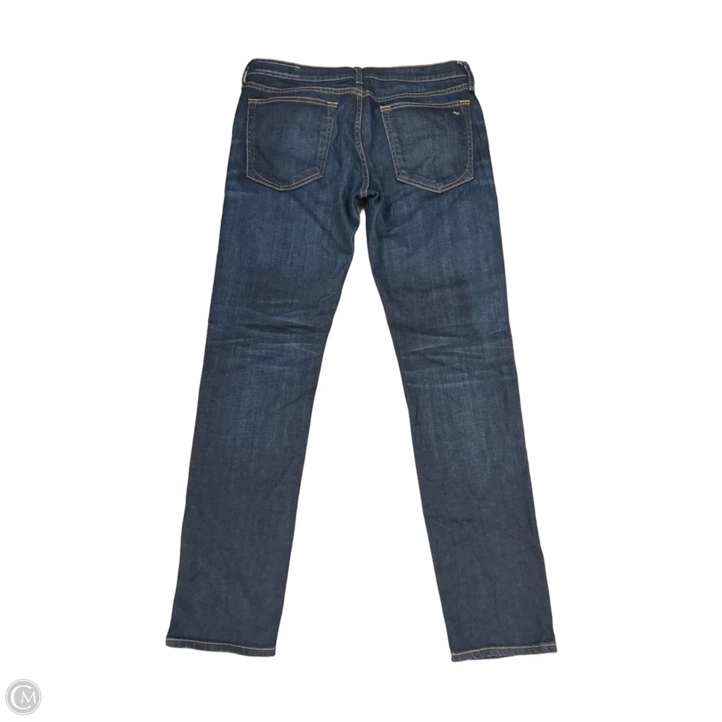 Jeans Straight By Rag And Bone In Blue Denim, Size: 8