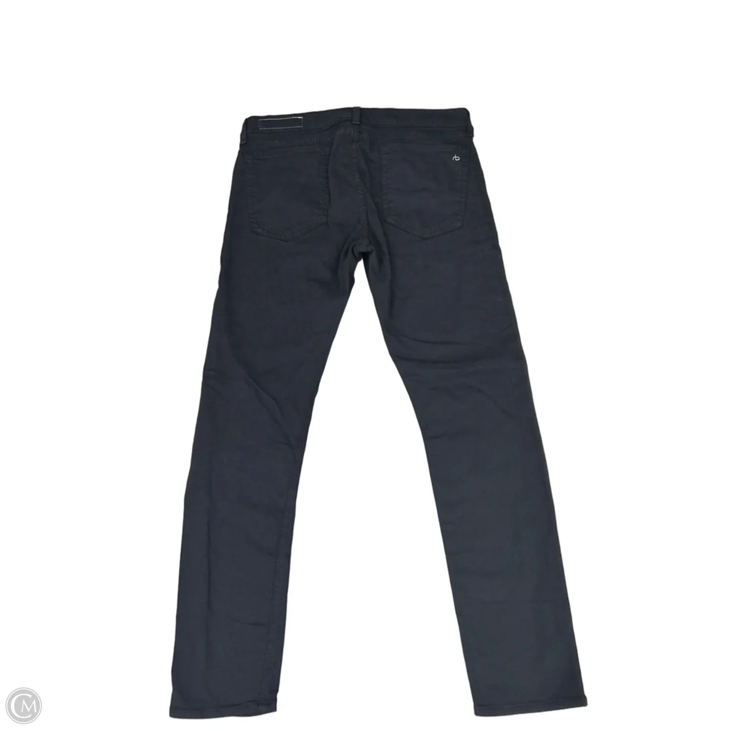 Jeans Skinny By Rag And Bone In Black Denim, Size: 10