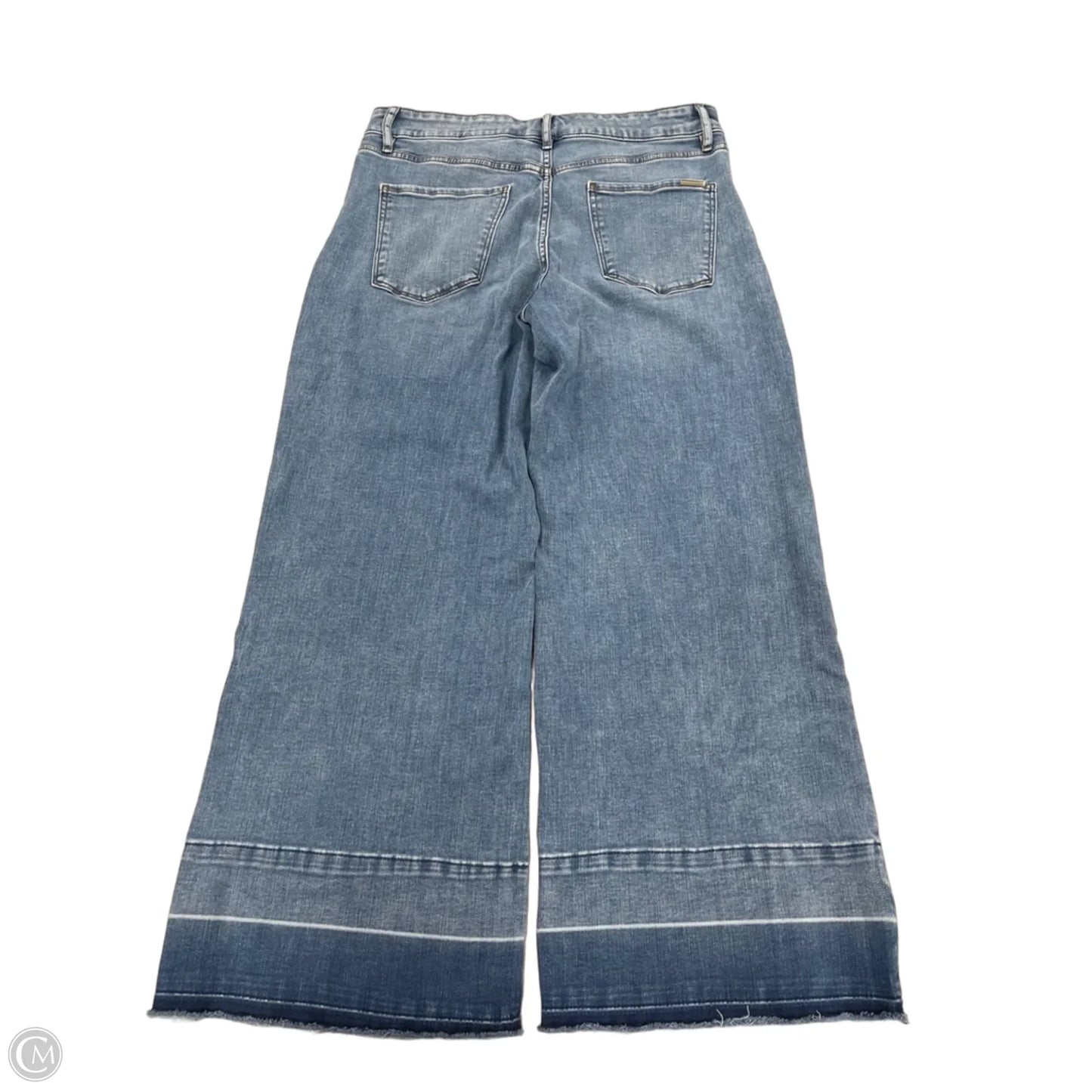 Jeans Wide Leg By White House Black Market In Blue Denim, Size: 12l