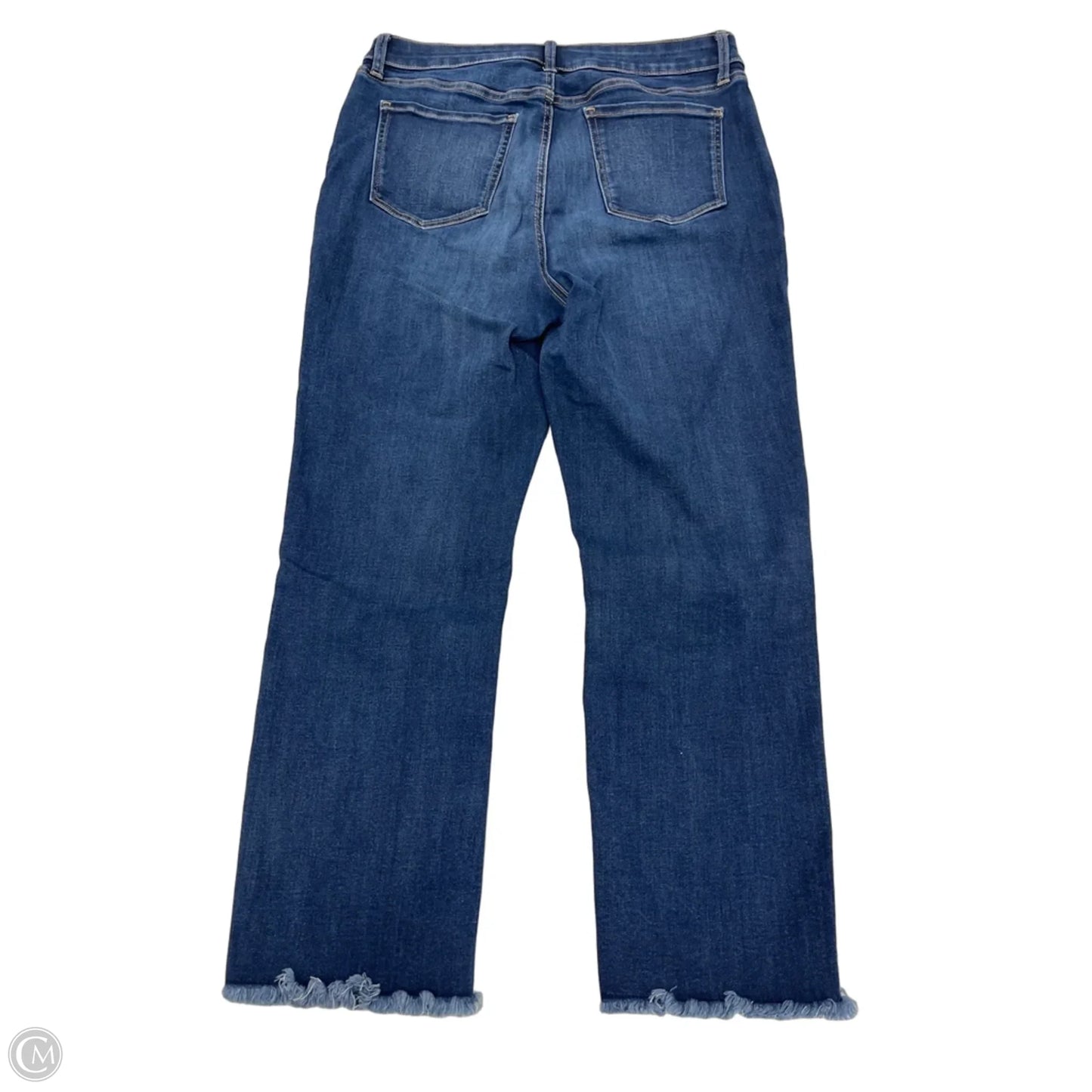 Jeans Straight By Nine West In Blue Denim, Size: 12