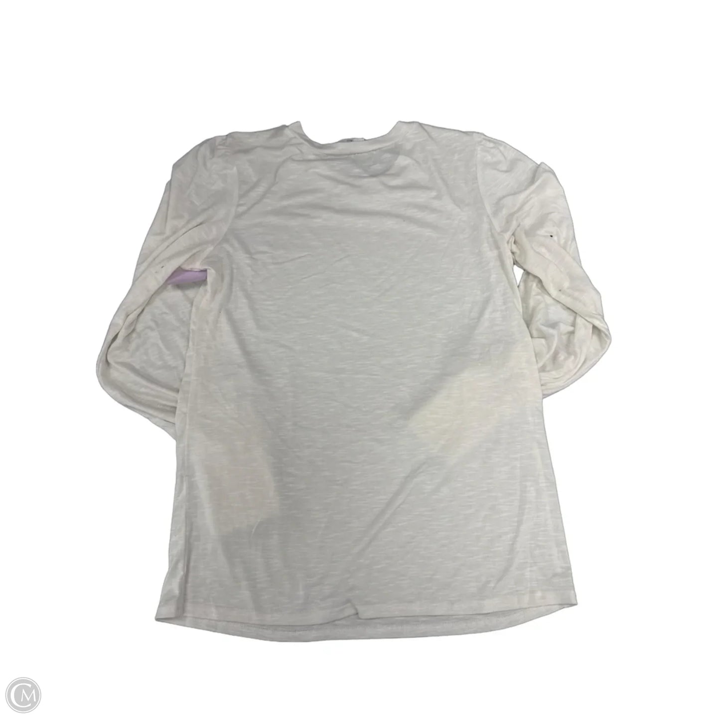 Top Long Sleeve By Amalfi In White, Size: Xl