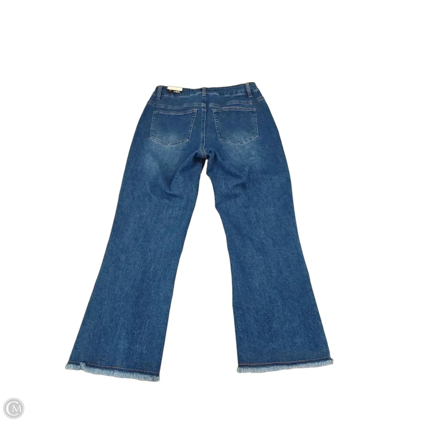 Jeans Flared By Multiples In Blue Denim, Size: 4