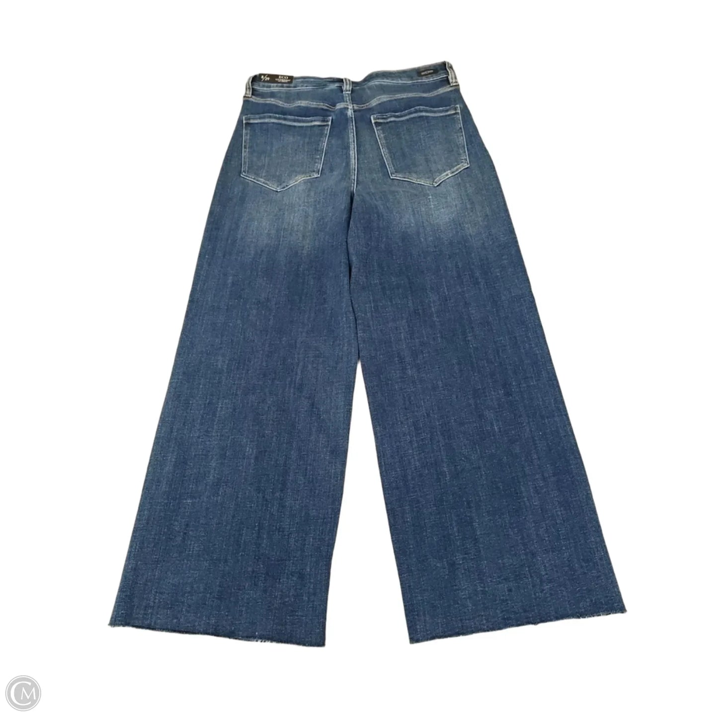 Jeans Wide Leg By Liverpool In Blue Denim, Size: 8