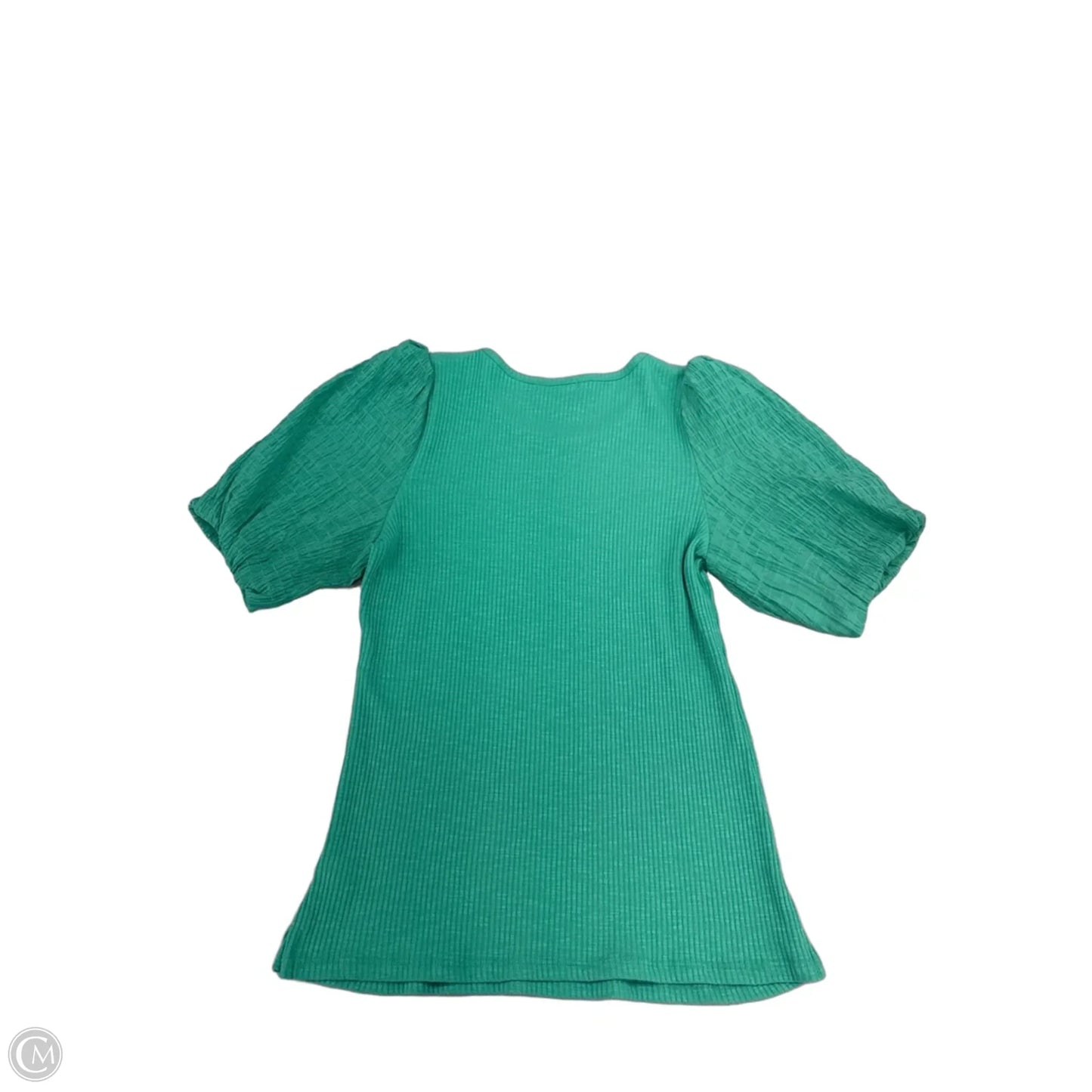 Top Short Sleeve By Nine West In Green, Size: S