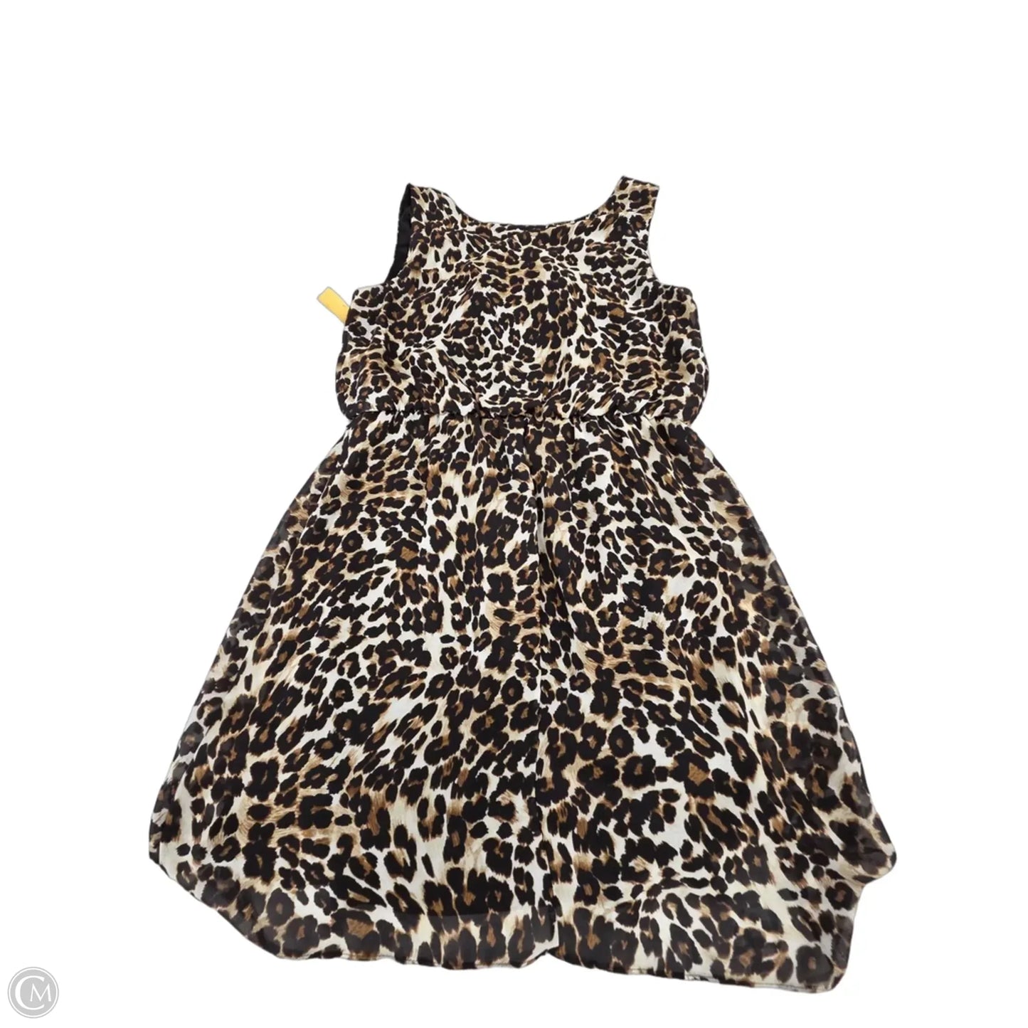 Dress Casual Short By Ab Studio In Animal Print, Size: M