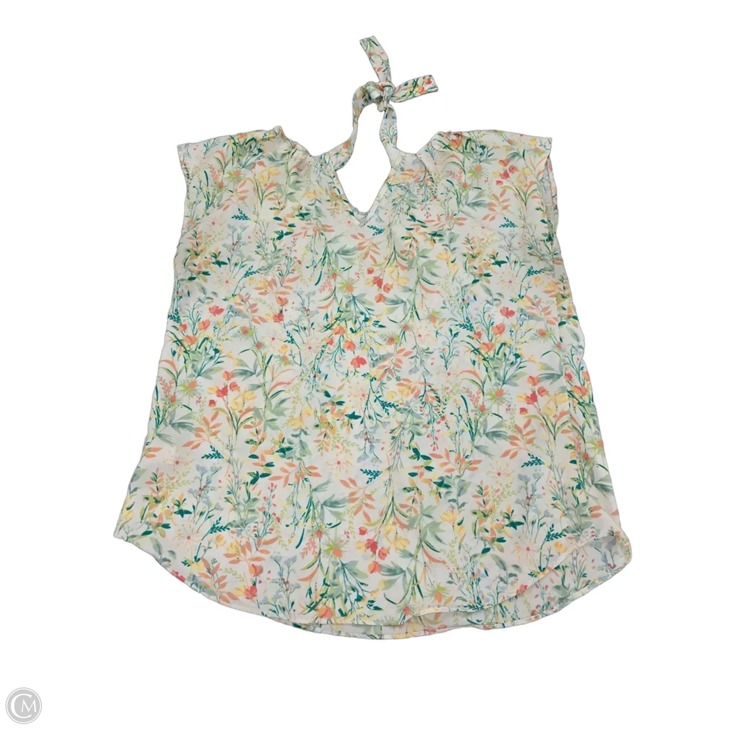 Top Short Sleeve By Lc Lauren Conrad In Floral Print, Size: S