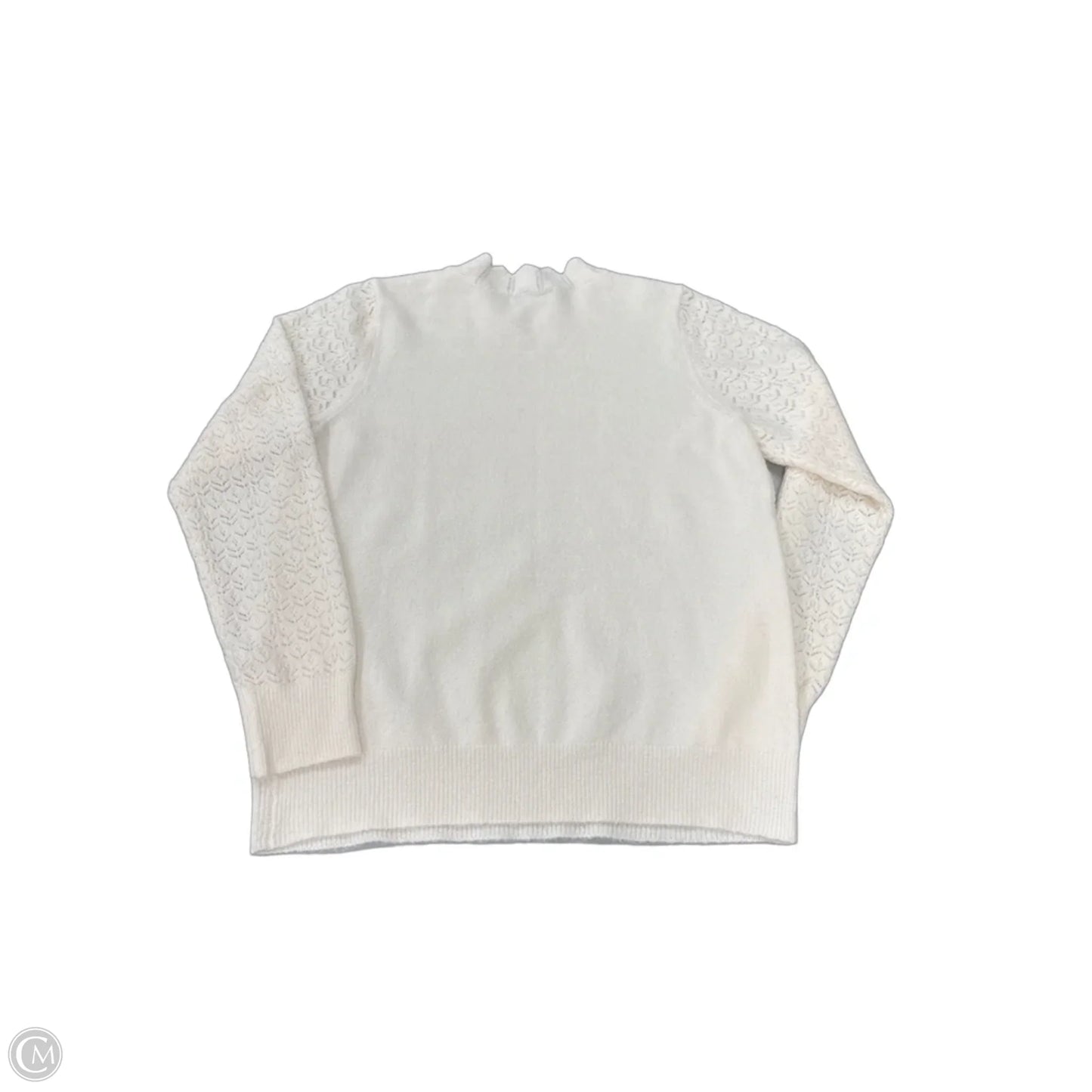 Sweater By Liz Claiborne In Cream, Size: Xl