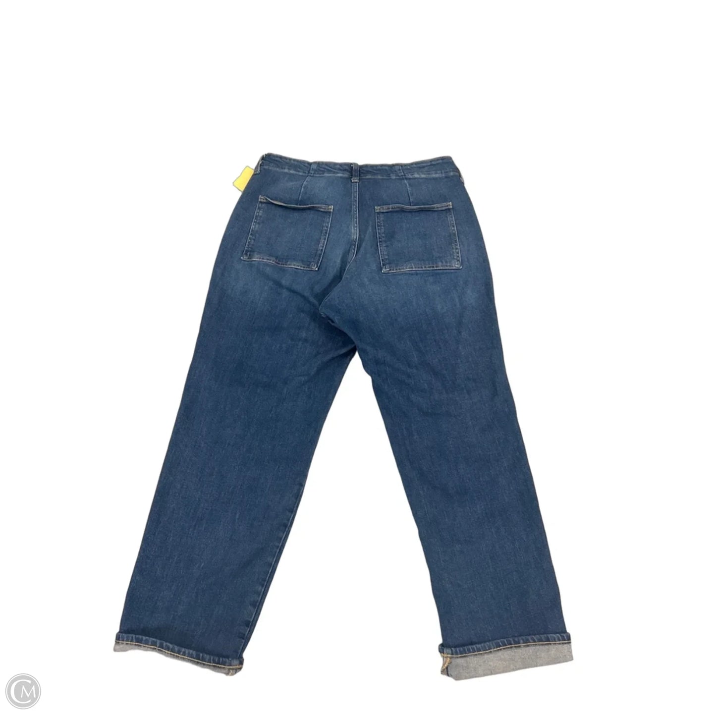 Jeans Straight By Old Navy In Blue Denim, Size: 14