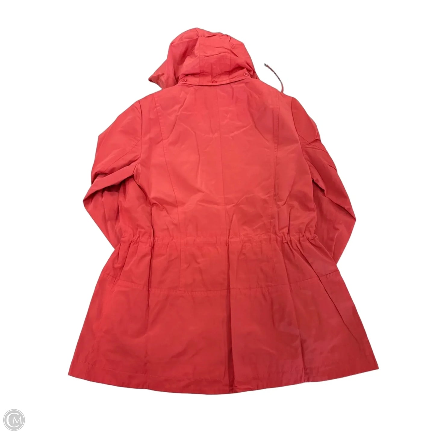Coat Raincoat By Charter Club In Coral, Size: M