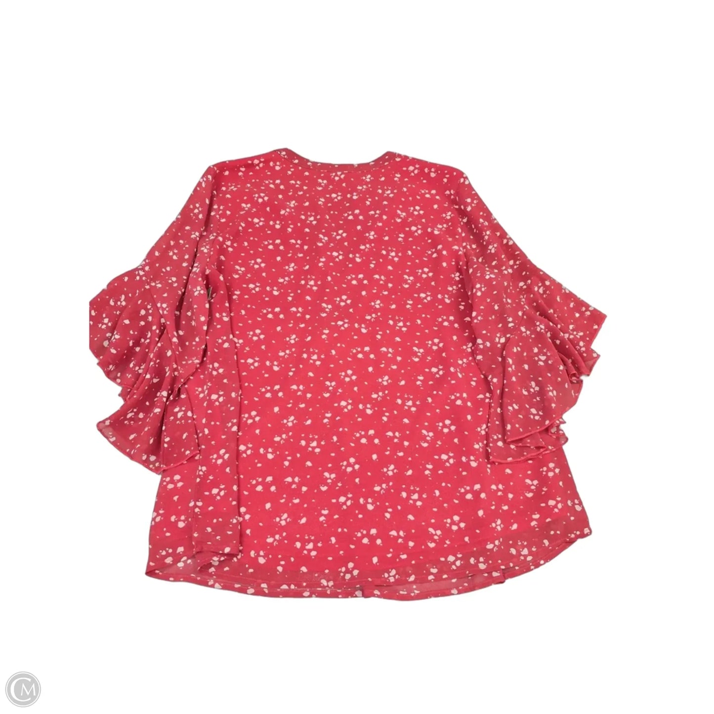 Top Short Sleeve By Timeson In Pink, Size: L