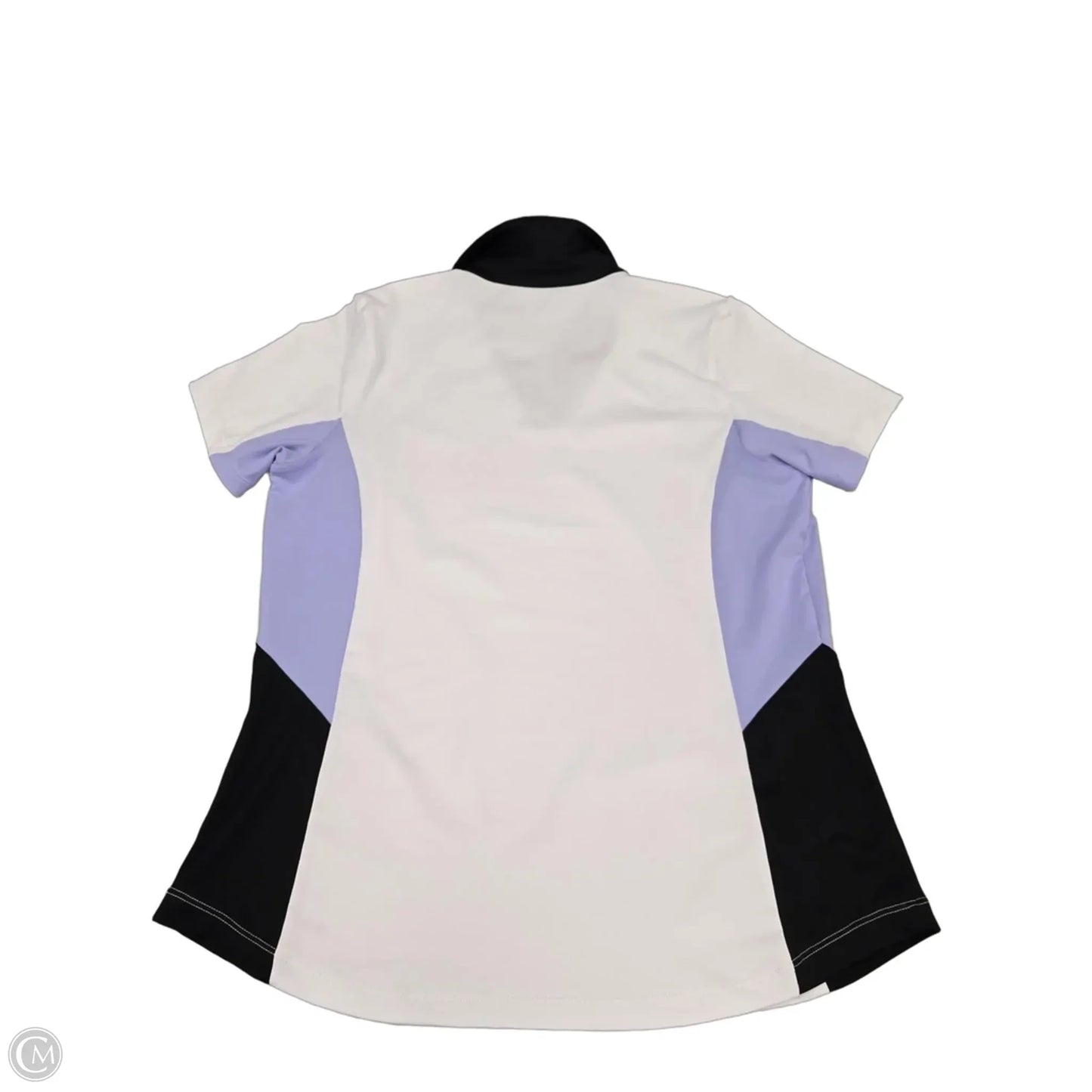 Athletic Top Short Sleeve By Lady Hagen In White, Size: L