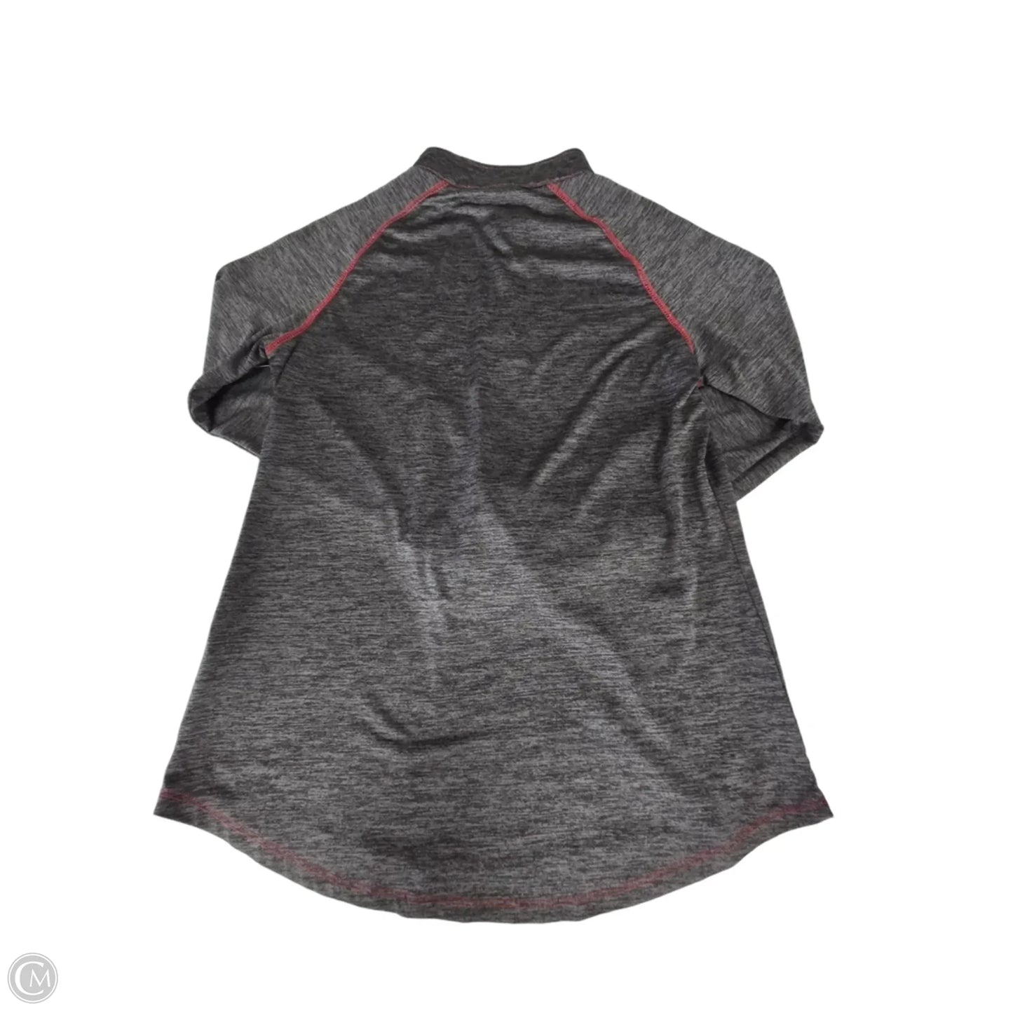 Athletic Top Long Sleeve Collar By Colosseum In Grey, Size: S