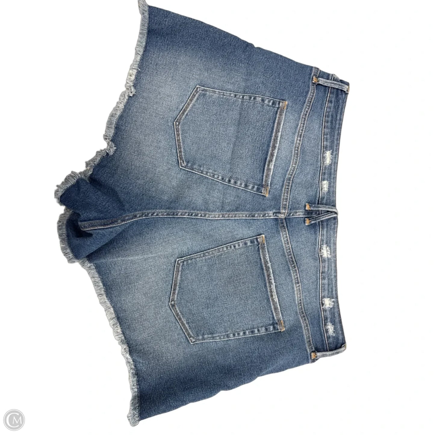 Shorts By Good American In Blue Denim, Size: 20