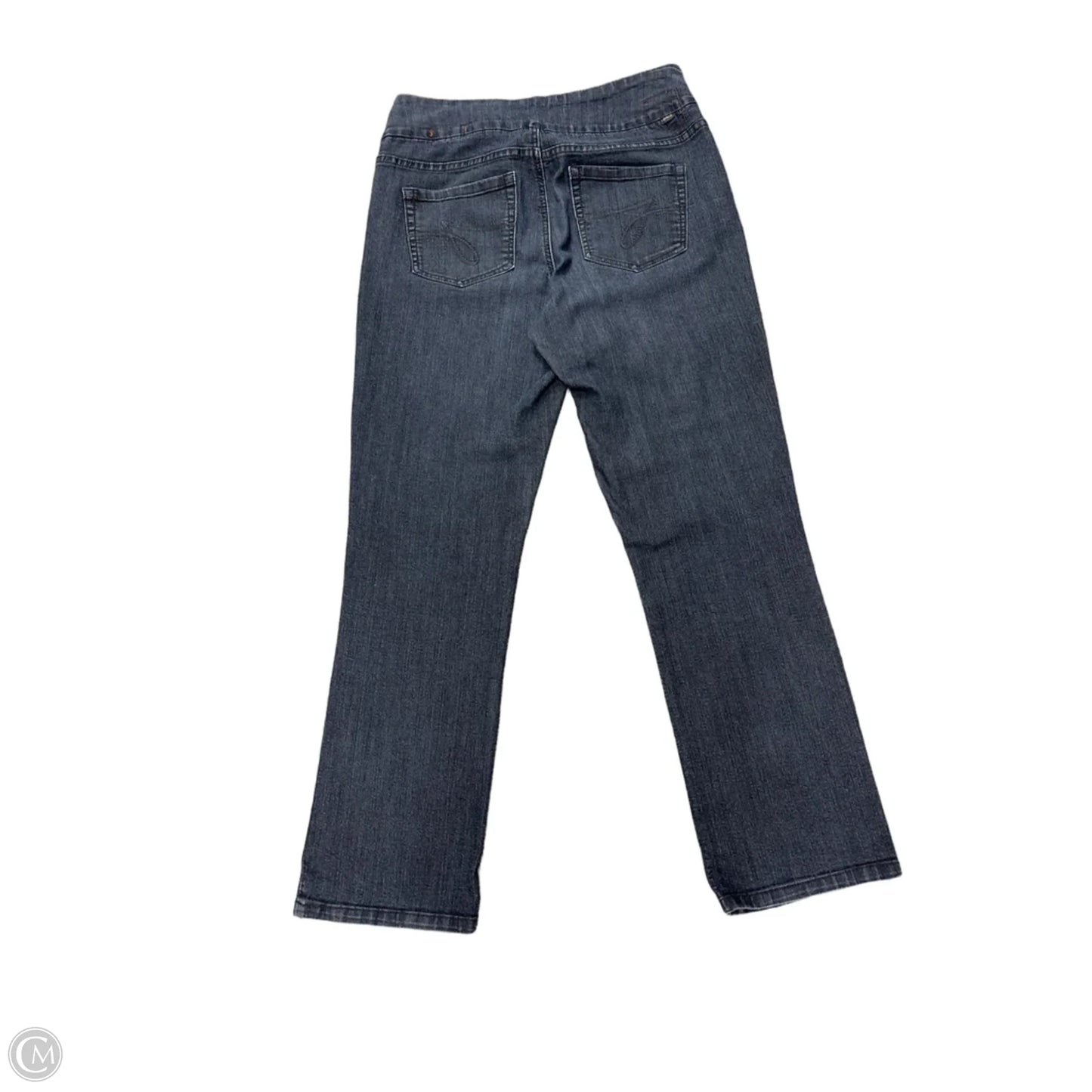 Jeans Straight By Jag In Blue Denim, Size: 14