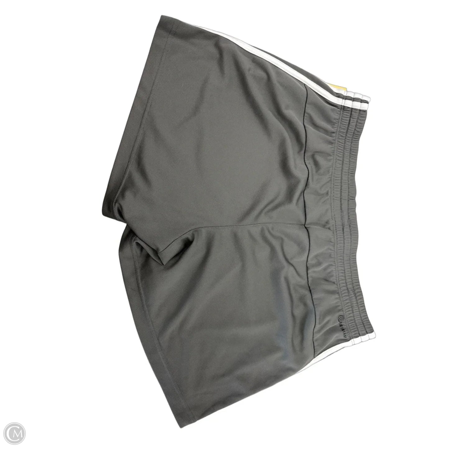 Athletic Shorts By Adidas In Grey, Size: M