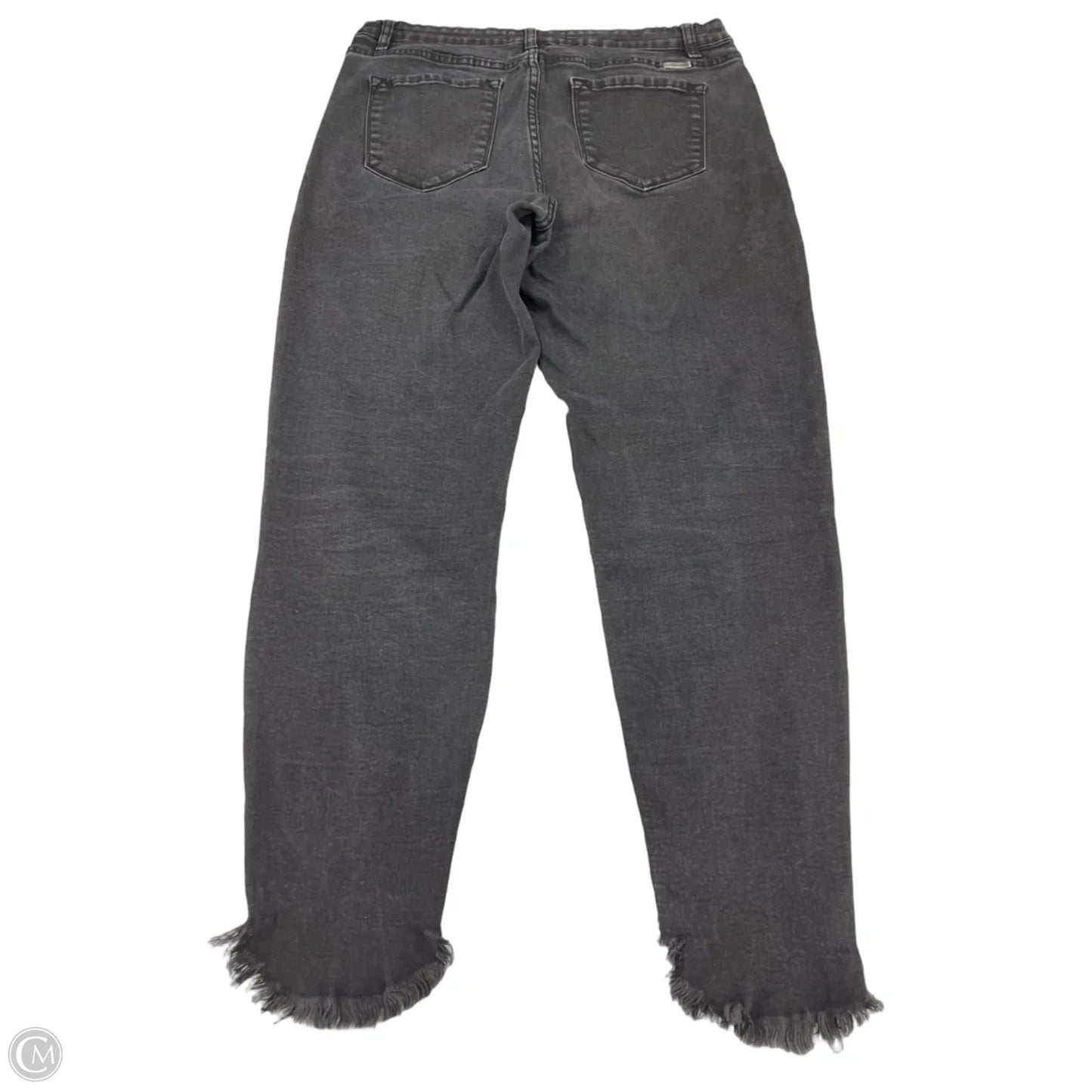 Jeans Straight By Kancan In Black Denim, Size: 12