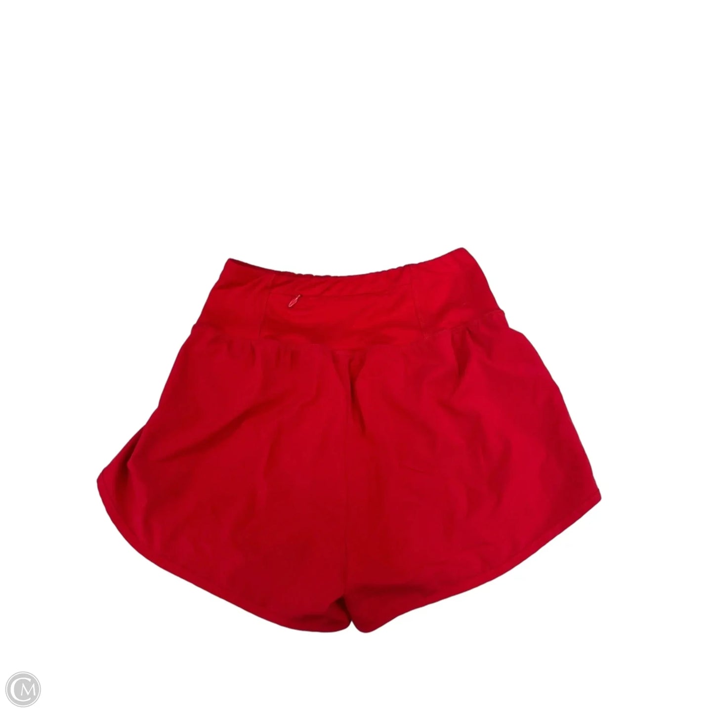 Athletic Shorts By Zenana In Red, Size: L