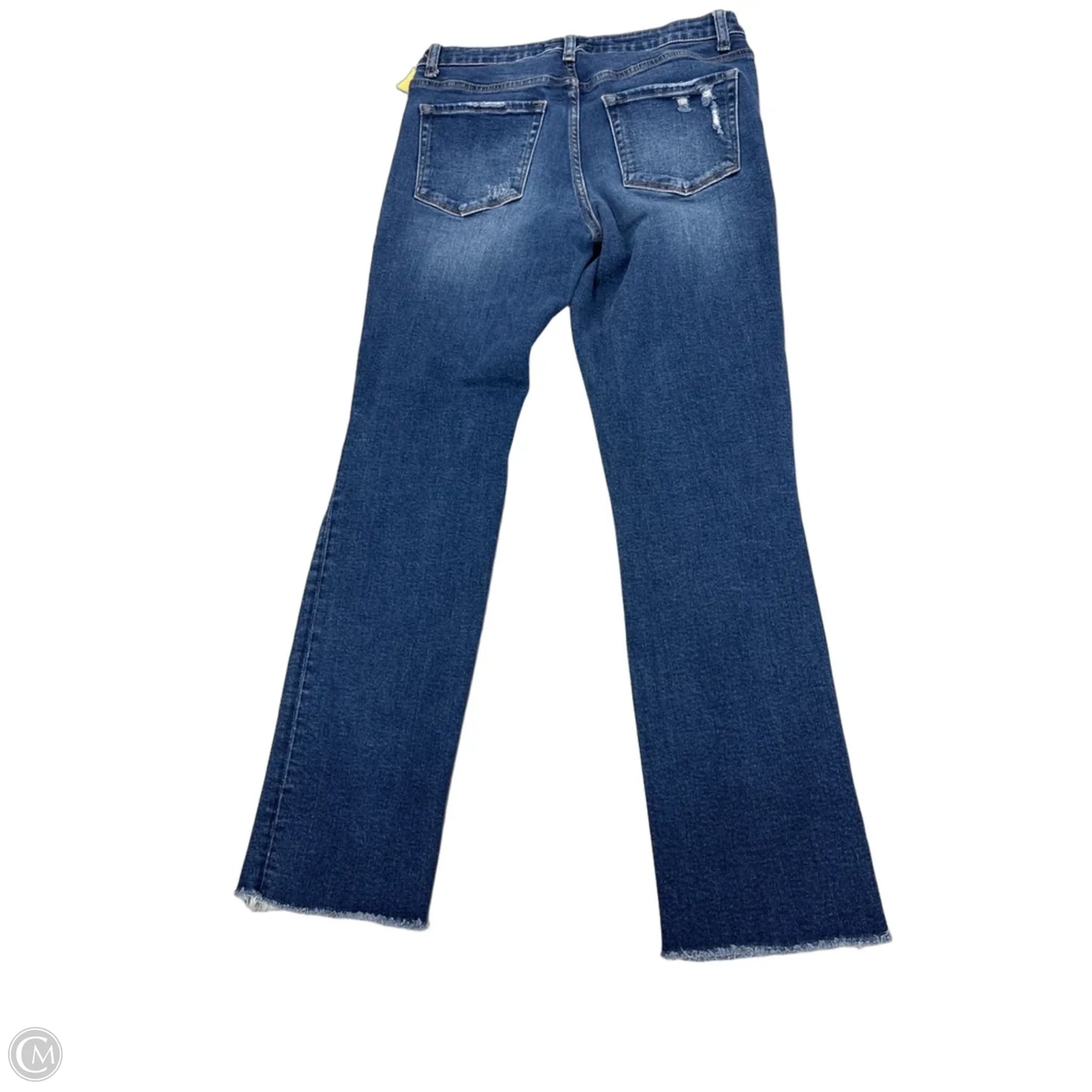 Jeans Straight By Vervet In Blue Denim, Size: 4